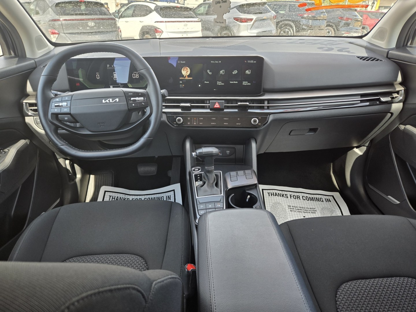 2026 Dark Gray /Black Kia Sportage LX (5XYK23DF8TG) with an 2.5L L4 DOHC 16V engine, 8A transmission, located at 1842 Wirt Road, Houston, TX, 77055, (713) 973-3903, 29.805330, -95.484787- Photo#14