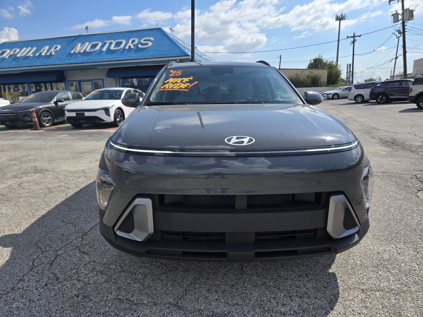 2025 Dark Gray /Black Hyundai Kona SEL (KM8HB3AB0SU) with an 2.0L L4 DOHC 16V engine, CVT transmission, located at 1842 Wirt Road, Houston, TX, 77055, (713) 973-3903, 29.805330, -95.484787- Photo#7