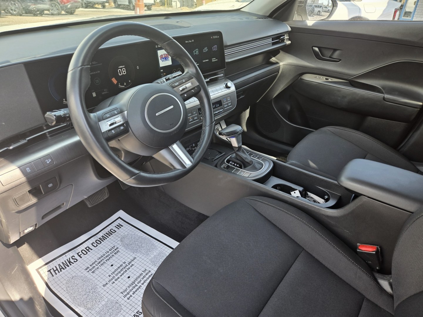 2026 White /Black Hyundai Kona SEL Sport (KM8HF3ABXTU) , located at 1842 Wirt Road, Houston, TX, 77055, (713) 973-3903, 29.805330, -95.484787- Photo#7