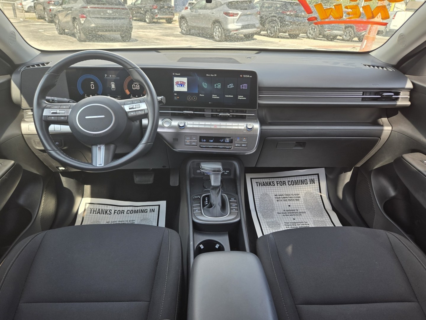 2026 White /Black Hyundai Kona SEL Sport (KM8HF3ABXTU) , located at 1842 Wirt Road, Houston, TX, 77055, (713) 973-3903, 29.805330, -95.484787- Photo#12
