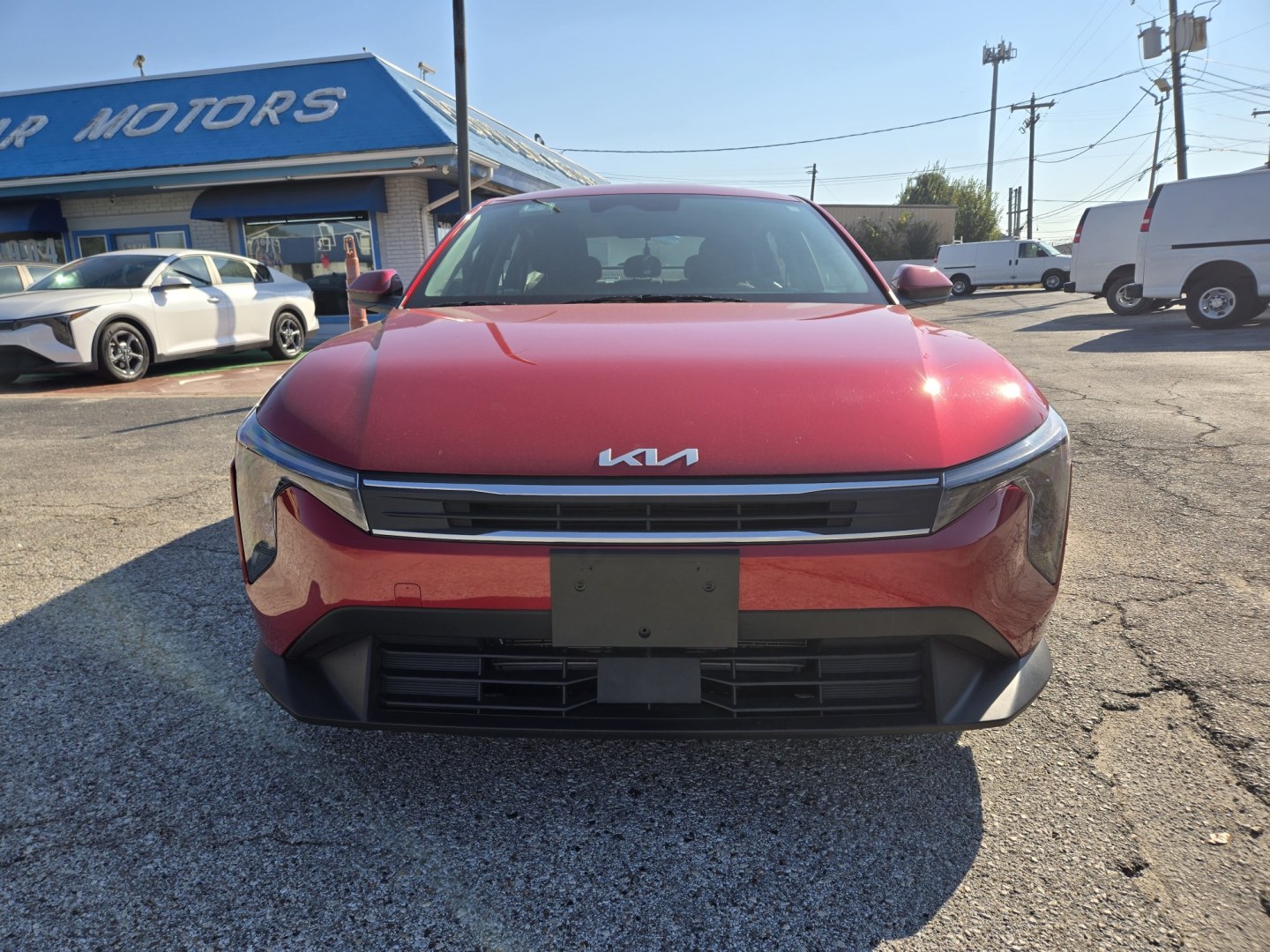 2026 Red /Gray Kia K4 LX, LXS (3KPFT4DE7TE) , located at 1842 Wirt Road, Houston, TX, 77055, (713) 973-3903, 29.805330, -95.484787- Photo#7