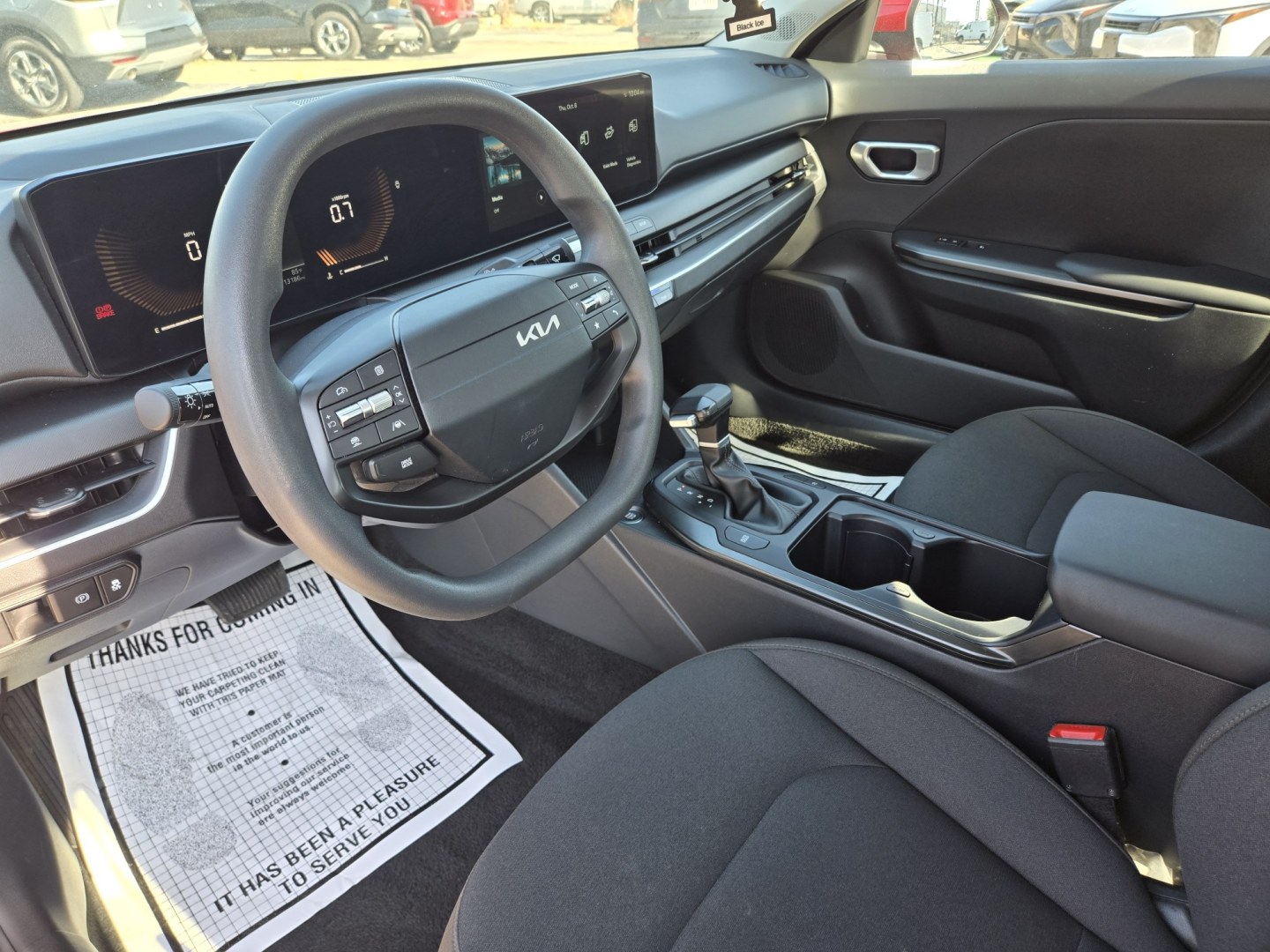 2026 Red /Gray Kia K4 LX, LXS (3KPFT4DE7TE) , located at 1842 Wirt Road, Houston, TX, 77055, (713) 973-3903, 29.805330, -95.484787- Photo#8