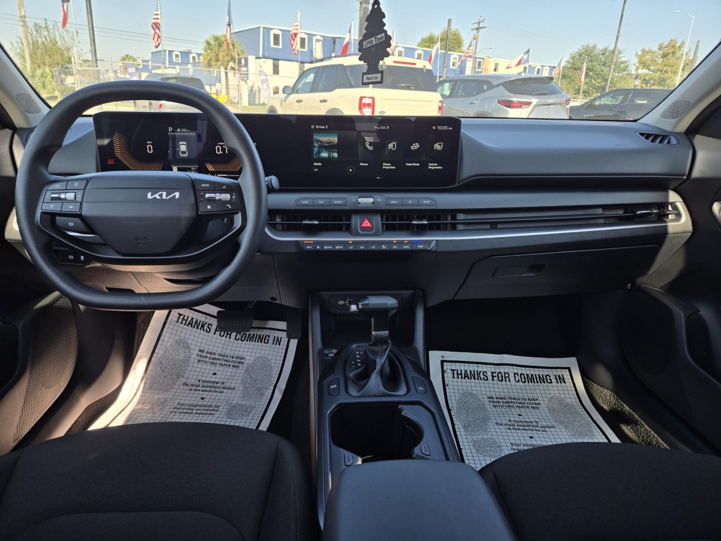 2026 Red /Gray Kia K4 LX, LXS (3KPFT4DE7TE) , located at 1842 Wirt Road, Houston, TX, 77055, (713) 973-3903, 29.805330, -95.484787- Photo#13