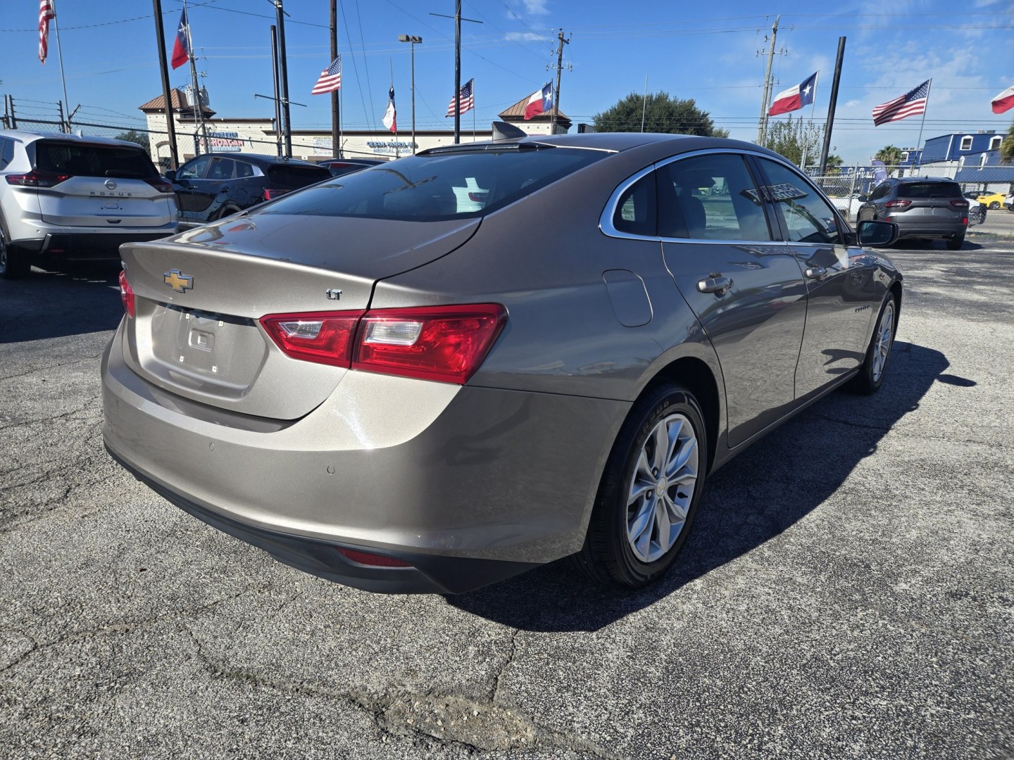 2025 Tan /Black Chevrolet Malibu 1LT (1G1ZD5ST9SF) with an 1.5L L4 DOHC 16V engine, 6A transmission, located at 1842 Wirt Road, Houston, TX, 77055, (713) 973-3903, 29.805330, -95.484787- Photo#4