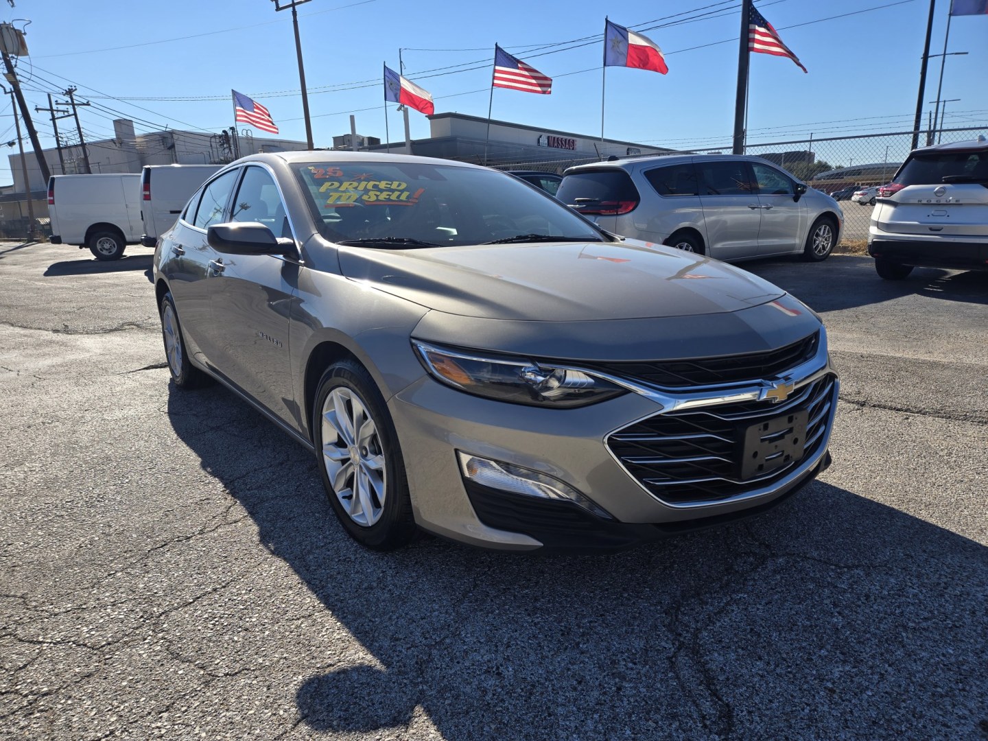 2025 Tan /Black Chevrolet Malibu 1LT (1G1ZD5ST9SF) with an 1.5L L4 DOHC 16V engine, 6A transmission, located at 1842 Wirt Road, Houston, TX, 77055, (713) 973-3903, 29.805330, -95.484787- Photo#6