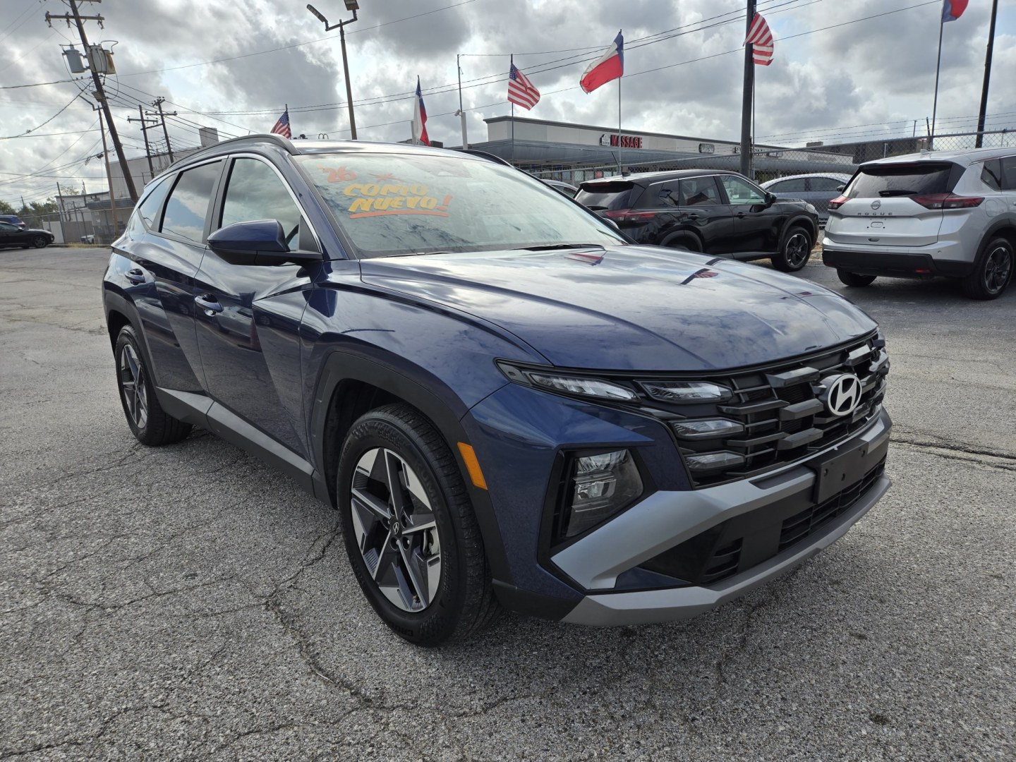 2026 BLUE Hyundai Tucson SEL, SEL Plus (5NMJB3DEXTH) , located at 1842 Wirt Road, Houston, TX, 77055, (713) 973-3903, 29.805330, -95.484787- Photo#6