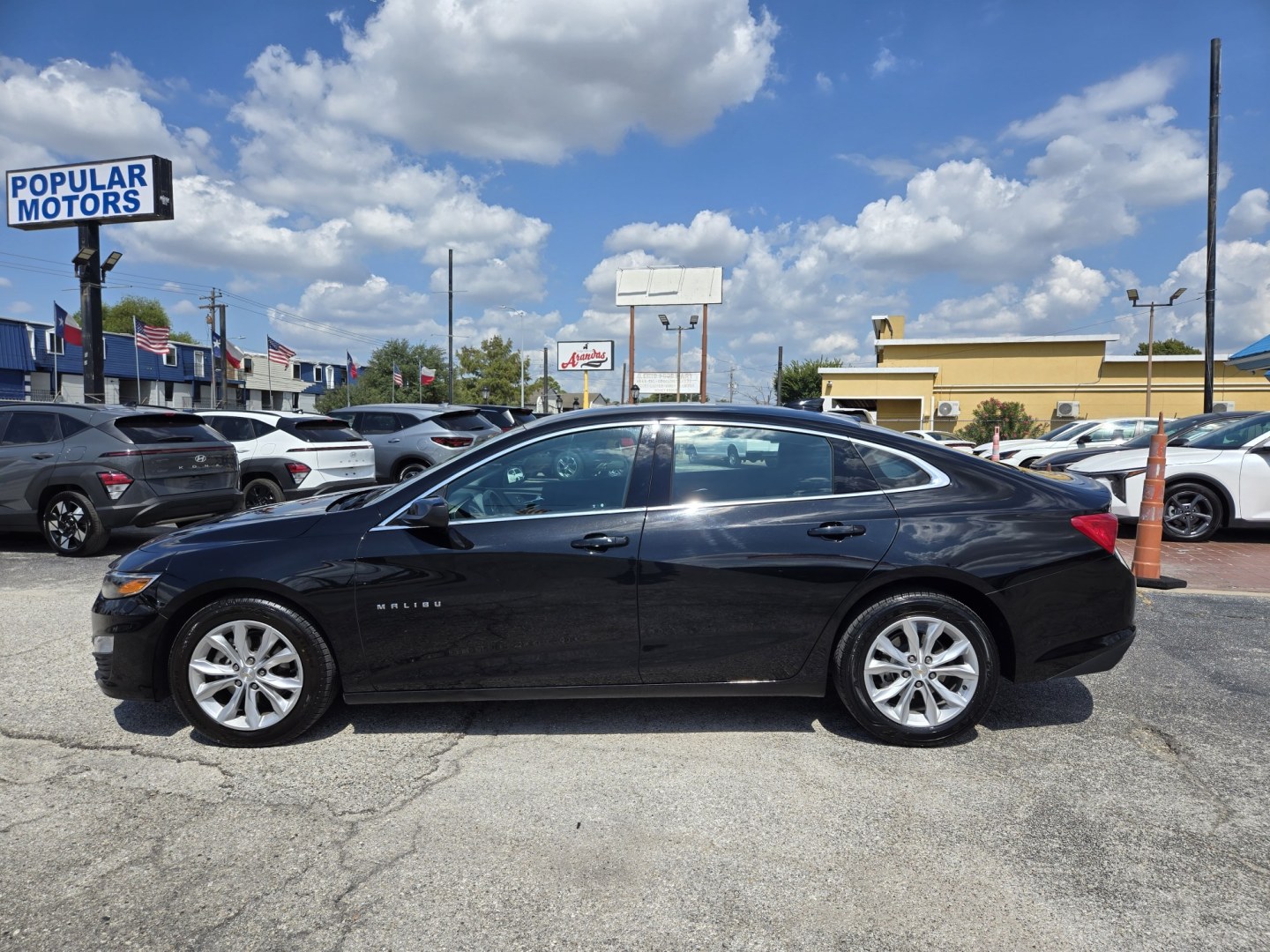 2025 Black /Black Chevrolet Malibu 1LT (1G1ZD5ST2SF) with an 1.5L L4 DOHC 16V engine, 6A transmission, located at 1842 Wirt Road, Houston, TX, 77055, (713) 973-3903, 29.805330, -95.484787- Photo#1