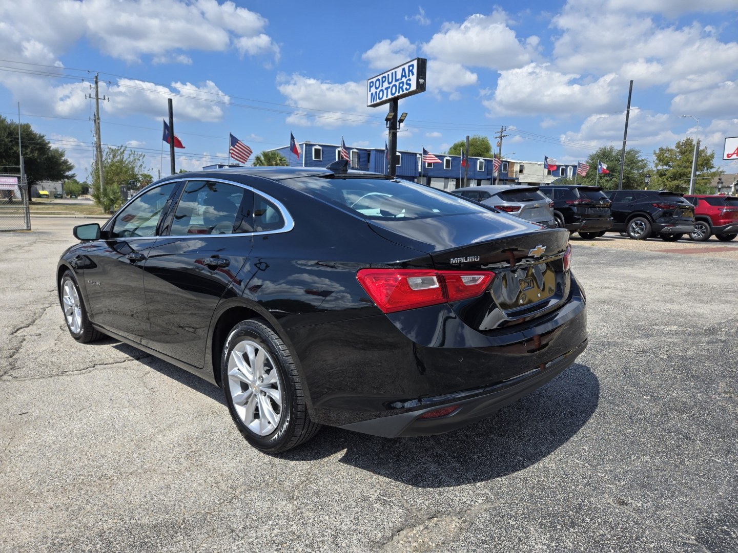 2025 Black /Black Chevrolet Malibu 1LT (1G1ZD5ST2SF) with an 1.5L L4 DOHC 16V engine, 6A transmission, located at 1842 Wirt Road, Houston, TX, 77055, (713) 973-3903, 29.805330, -95.484787- Photo#2