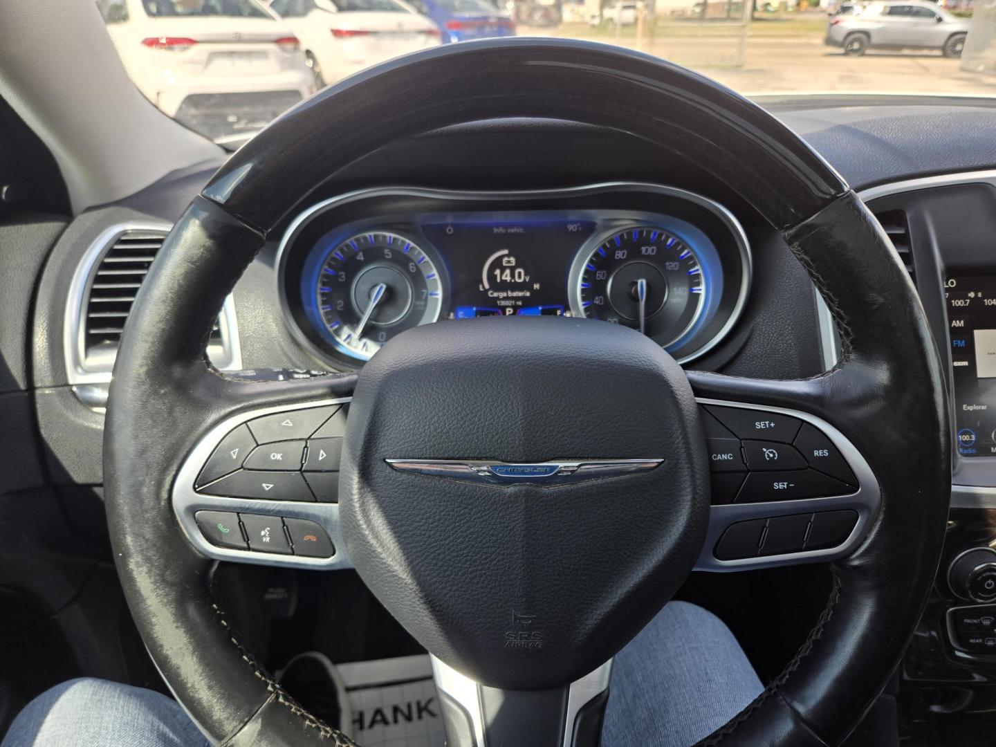 2019 White /Black Chrysler 300 Limited RWD (2C3CCAEG3KH) with an 3.6L V6 SOHC 24V engine, 8A transmission, located at 1842 Wirt Road, Houston, TX, 77055, (713) 973-3903, 29.805330, -95.484787 - Photo#19