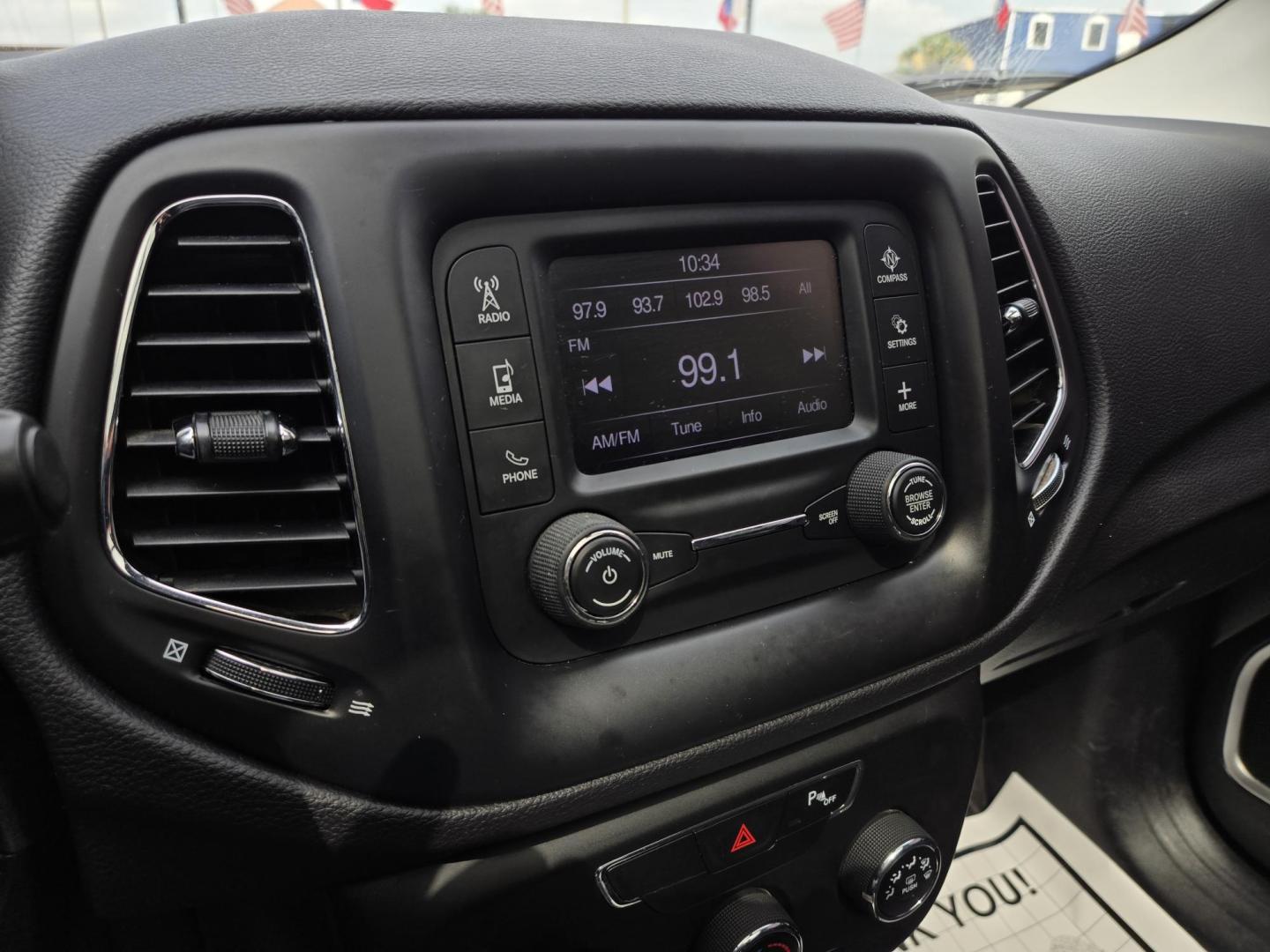 2018 Black /Black Jeep Compass Sport FWD (3C4NJCBB4JT) with an 2.4L L4 DOHC 16V engine, located at 1842 Wirt Road, Houston, TX, 77055, (713) 973-3903, 29.805330, -95.484787 - Photo#19