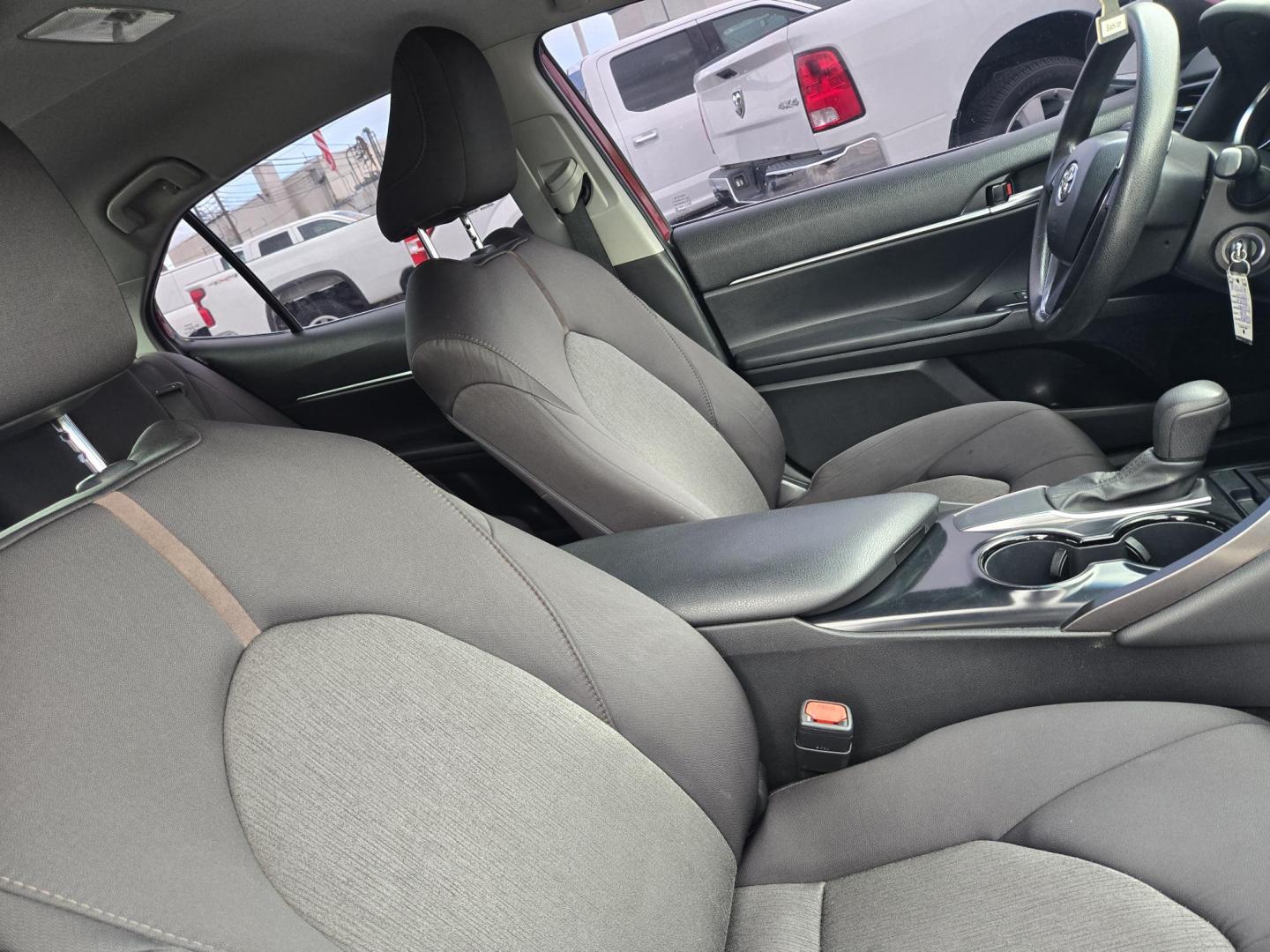 2020 Maroon Toyota Camry LE (4T1C11AK3LU) with an 2.5L L4 DOHC 16V engine, 8A transmission, located at 1842 Wirt Road, Houston, TX, 77055, (713) 973-3903, 29.805330, -95.484787 - Photo#12