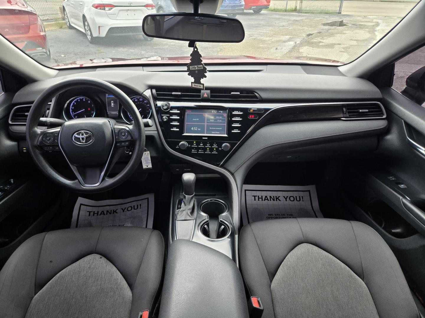 2020 Maroon Toyota Camry LE (4T1C11AK3LU) with an 2.5L L4 DOHC 16V engine, 8A transmission, located at 1842 Wirt Road, Houston, TX, 77055, (713) 973-3903, 29.805330, -95.484787 - Photo#16