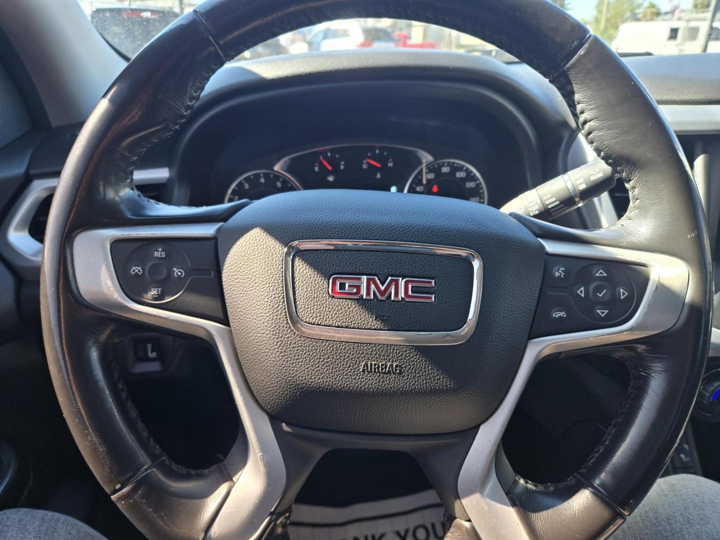 2019 Silver /Black GMC Acadia SLT-1 FWD (1GKKNMLS1KZ) with an 3.6L V6 DOHC 24V engine, 6A transmission, located at 1842 Wirt Road, Houston, TX, 77055, (713) 973-3903, 29.805330, -95.484787 - Photo#19