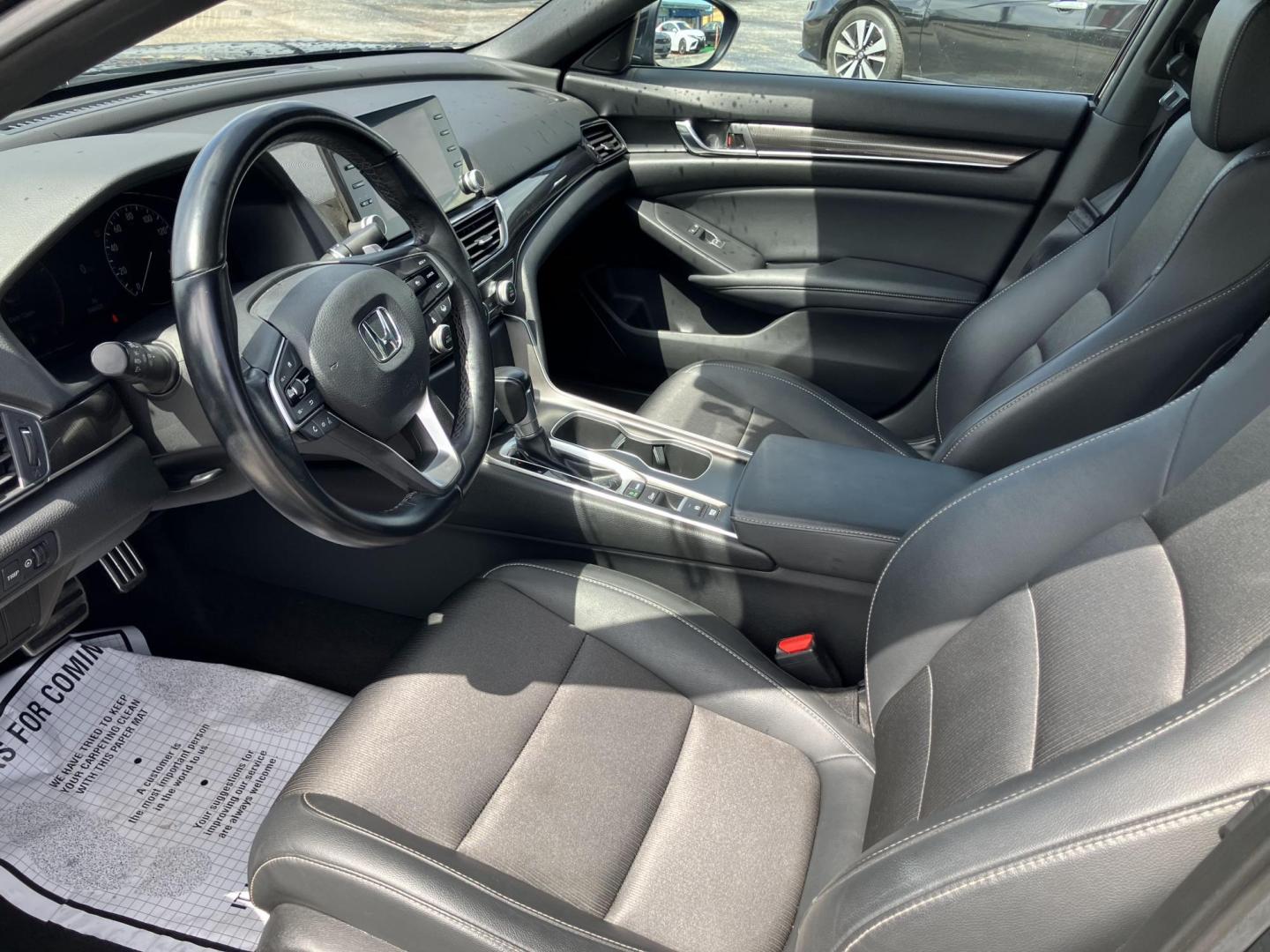 2021 Black /Black Honda Accord Sport CVT (1HGCV1F39MA) with an 1.5L L4 DOHC 16V TURBO engine, CVT transmission, located at 1842 Wirt Road, Houston, TX, 77055, (713) 973-3903, 29.805330, -95.484787 - Photo#8