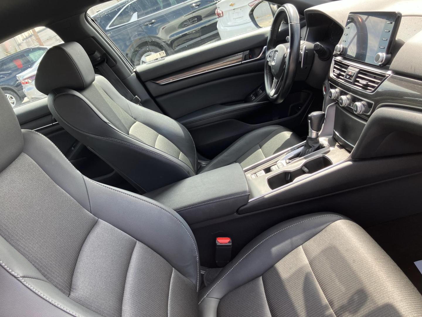 2021 Black /Black Honda Accord Sport CVT (1HGCV1F39MA) with an 1.5L L4 DOHC 16V TURBO engine, CVT transmission, located at 1842 Wirt Road, Houston, TX, 77055, (713) 973-3903, 29.805330, -95.484787 - Photo#12