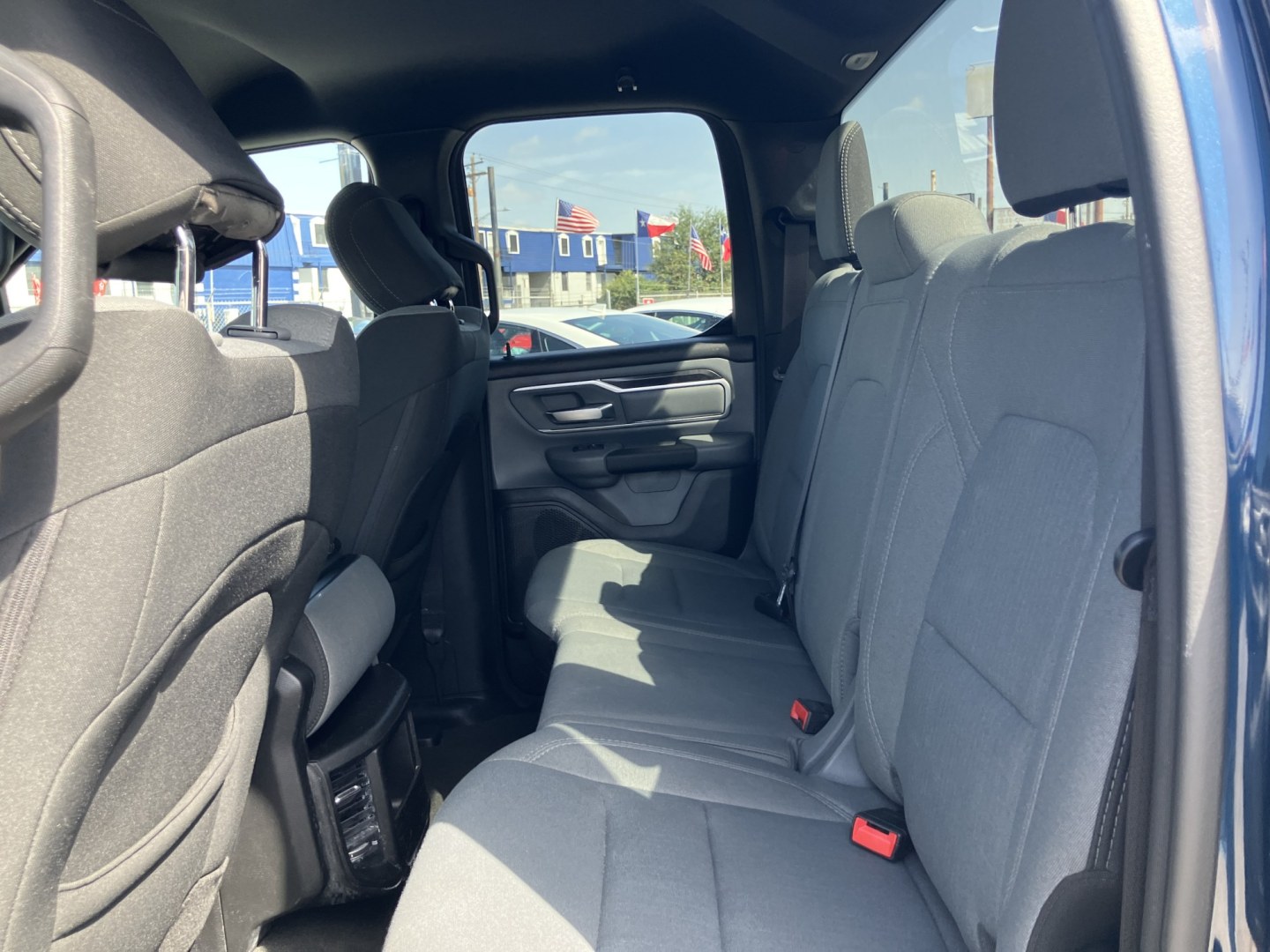 2022 BLUE /Gray RAM 1500 Big Horn Quad Cab 2WD (1C6RREBG4NN) with an 3.6L V6 DOHC 24V engine, 8A transmission, located at 1842 Wirt Road, Houston, TX, 77055, (713) 973-3903, 29.805330, -95.484787- Photo#10