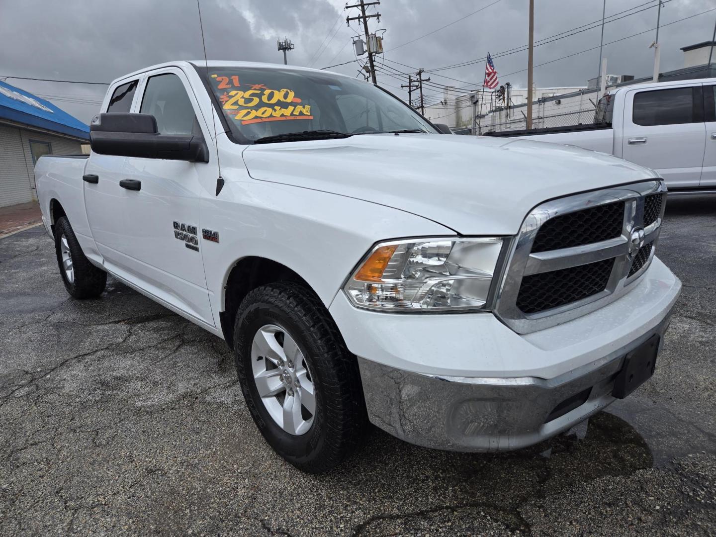 2021 White RAM 1500 Classic (1C6RR6FT8MS) , located at 1842 Wirt Road, Houston, TX, 77055, (713) 973-3903, 29.805330, -95.484787 - Photo#6
