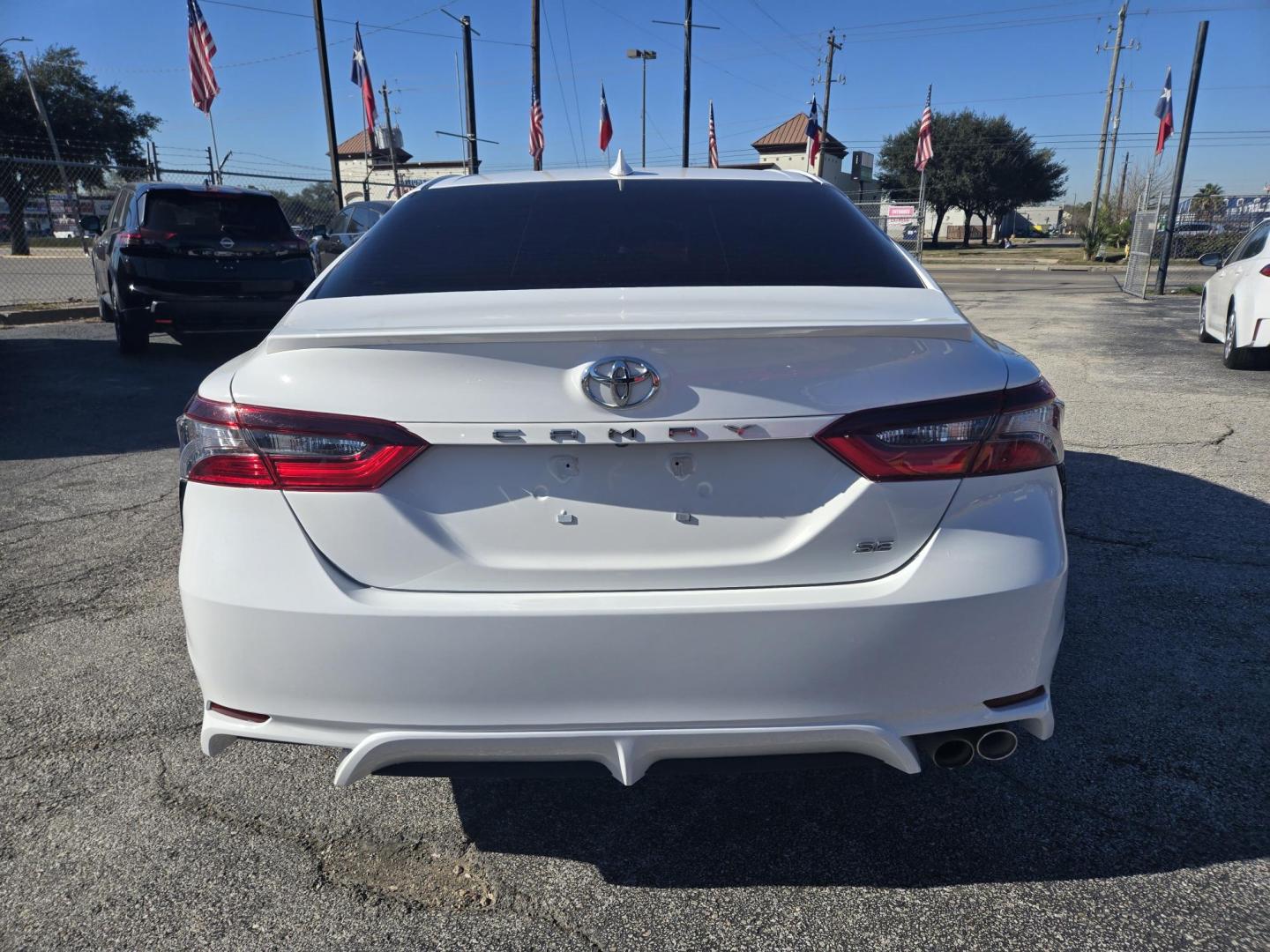 2023 White /Black Toyota Camry (4T1G11AK8PU) , located at 1842 Wirt Road, Houston, TX, 77055, (713) 973-3903, 29.805330, -95.484787 - Photo#3