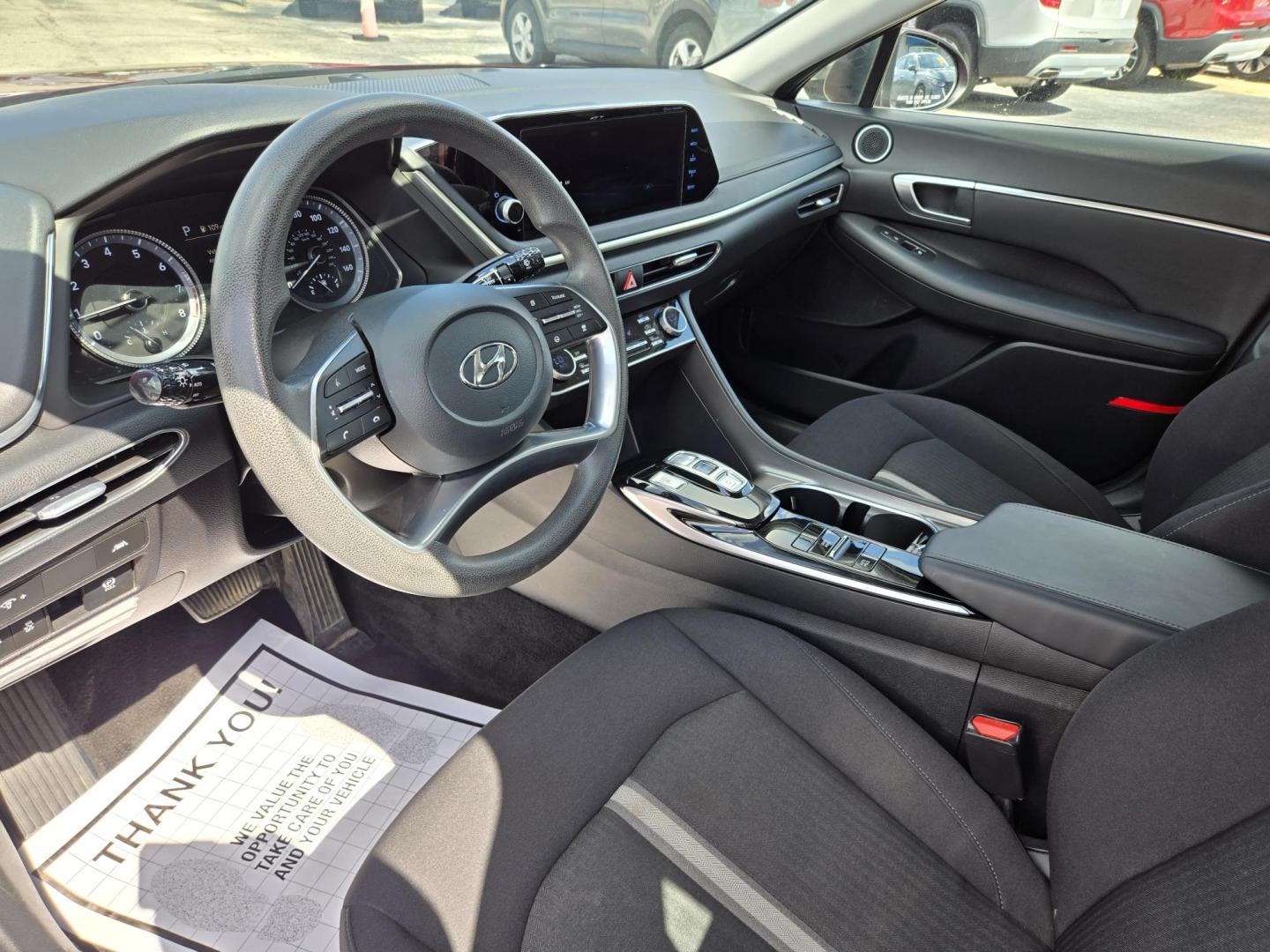 2023 Red Hyundai Sonata (KMHL64JA5PA) , located at 1842 Wirt Road, Houston, TX, 77055, (713) 973-3903, 29.805330, -95.484787 - Photo#8