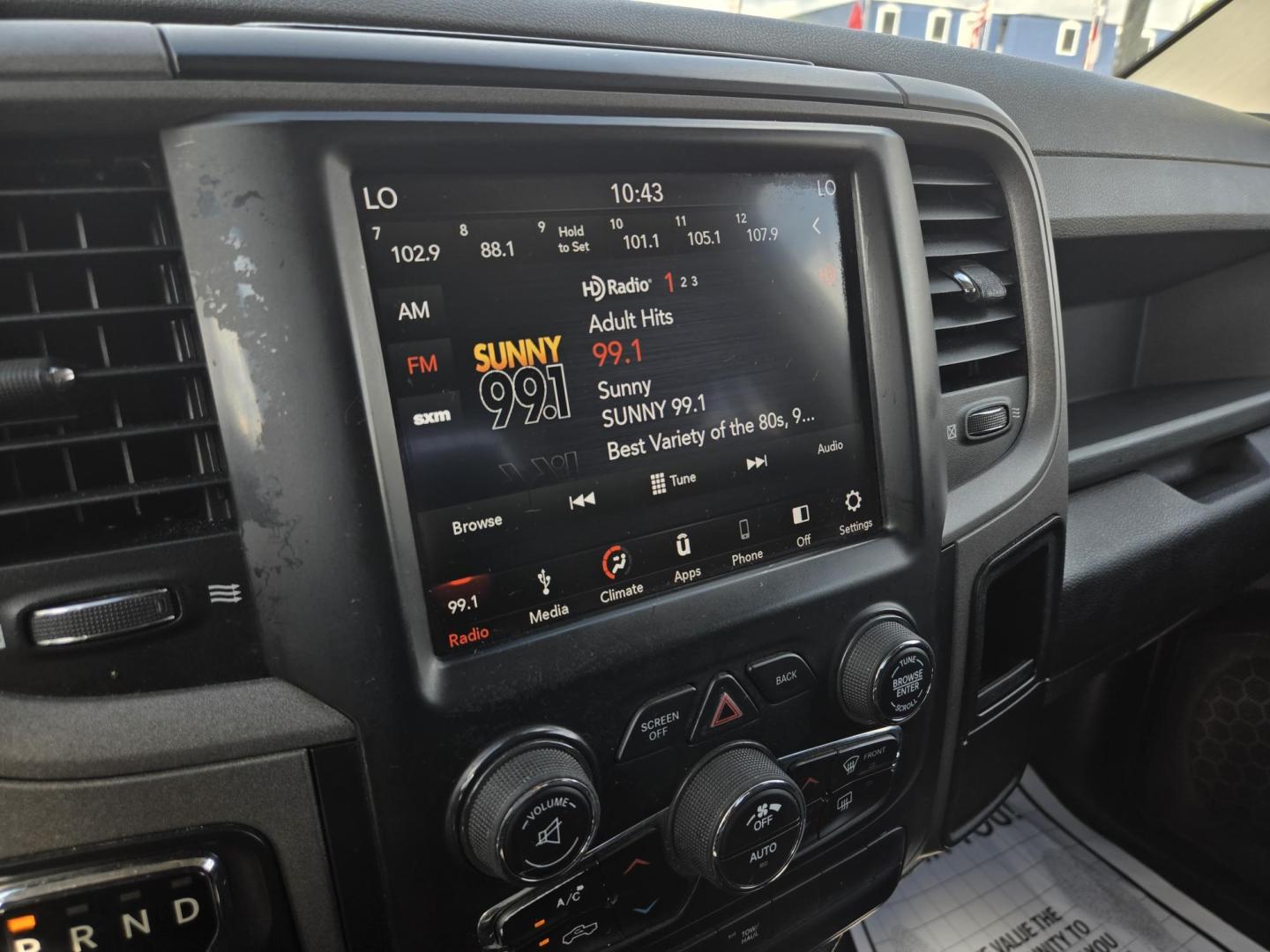 2019 Black /Black RAM 1500 Tradesman Quad Cab 4WD (1C6RR7FG5KS) with an 3.6L V6 DOHC 24V FFV engine, 8A transmission, located at 1842 Wirt Road, Houston, TX, 77055, (713) 973-3903, 29.805330, -95.484787 - Photo#18