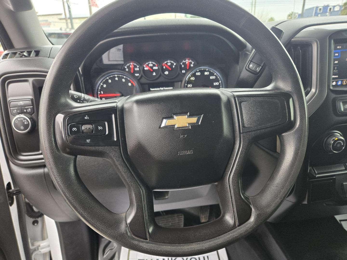 2021 White /Black Chevrolet Silverado 1500 (1GCRWAEH2MZ) , located at 1842 Wirt Road, Houston, TX, 77055, (713) 973-3903, 29.805330, -95.484787 - Photo#18