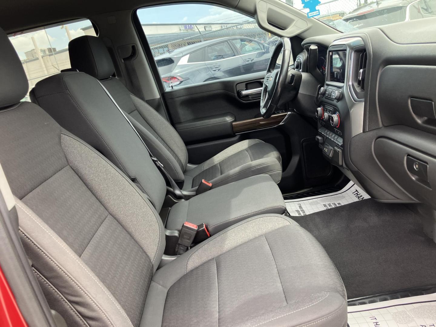 2020 Red /Black Chevrolet Silverado 1500 (3GCPWCED6LG) with an 5.3L engine, located at 1842 Wirt Road, Houston, TX, 77055, (713) 973-3903, 29.805330, -95.484787 - Photo#12