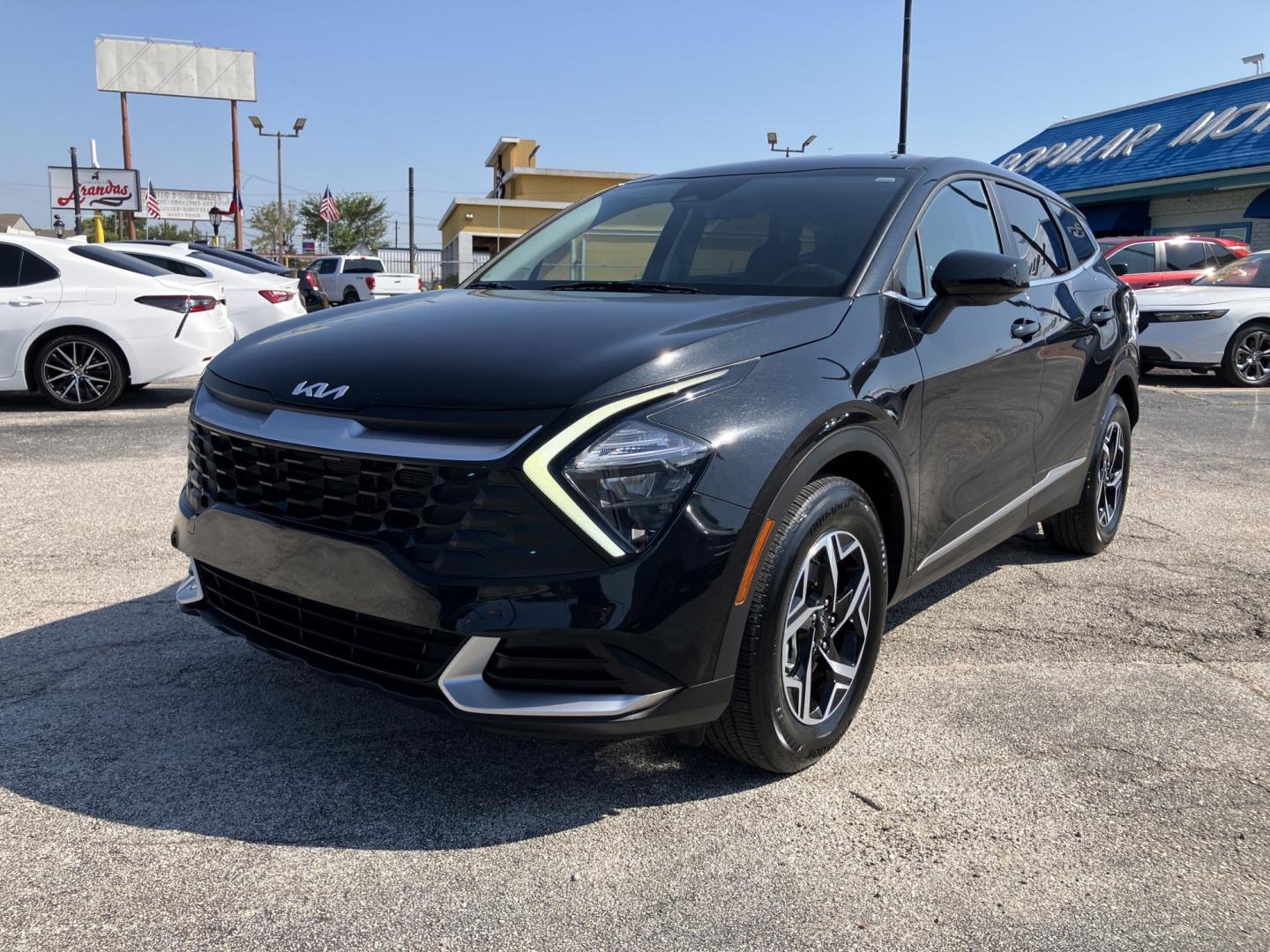2023 Black /Black Kia Sportage LX FWD (KNDPU3AF7P7) with an 2.5L V6 DOHC 24V engine, 8A transmission, located at 1842 Wirt Road, Houston, TX, 77055, (713) 973-3903, 29.805330, -95.484787 - Photo#0