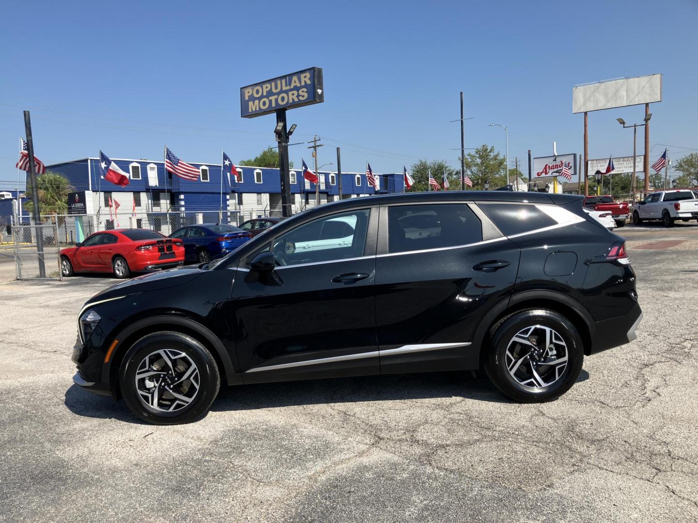 2023 Black /Black Kia Sportage LX FWD (KNDPU3AF7P7) with an 2.5L V6 DOHC 24V engine, 8A transmission, located at 1842 Wirt Road, Houston, TX, 77055, (713) 973-3903, 29.805330, -95.484787 - Photo#1