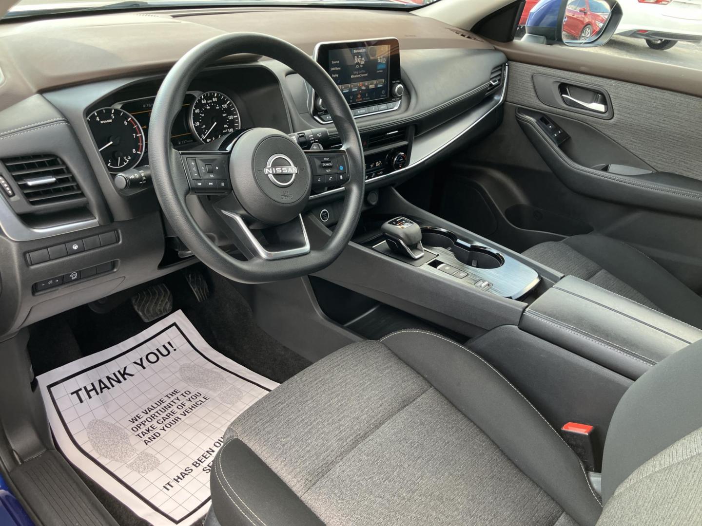 2023 BLUE /Black Nissan Rogue SV (5N1BT3BA0PC) with an 2.5L L4 DOHC 16V engine, CVT transmission, located at 1842 Wirt Road, Houston, TX, 77055, (713) 973-3903, 29.805330, -95.484787 - Photo#8