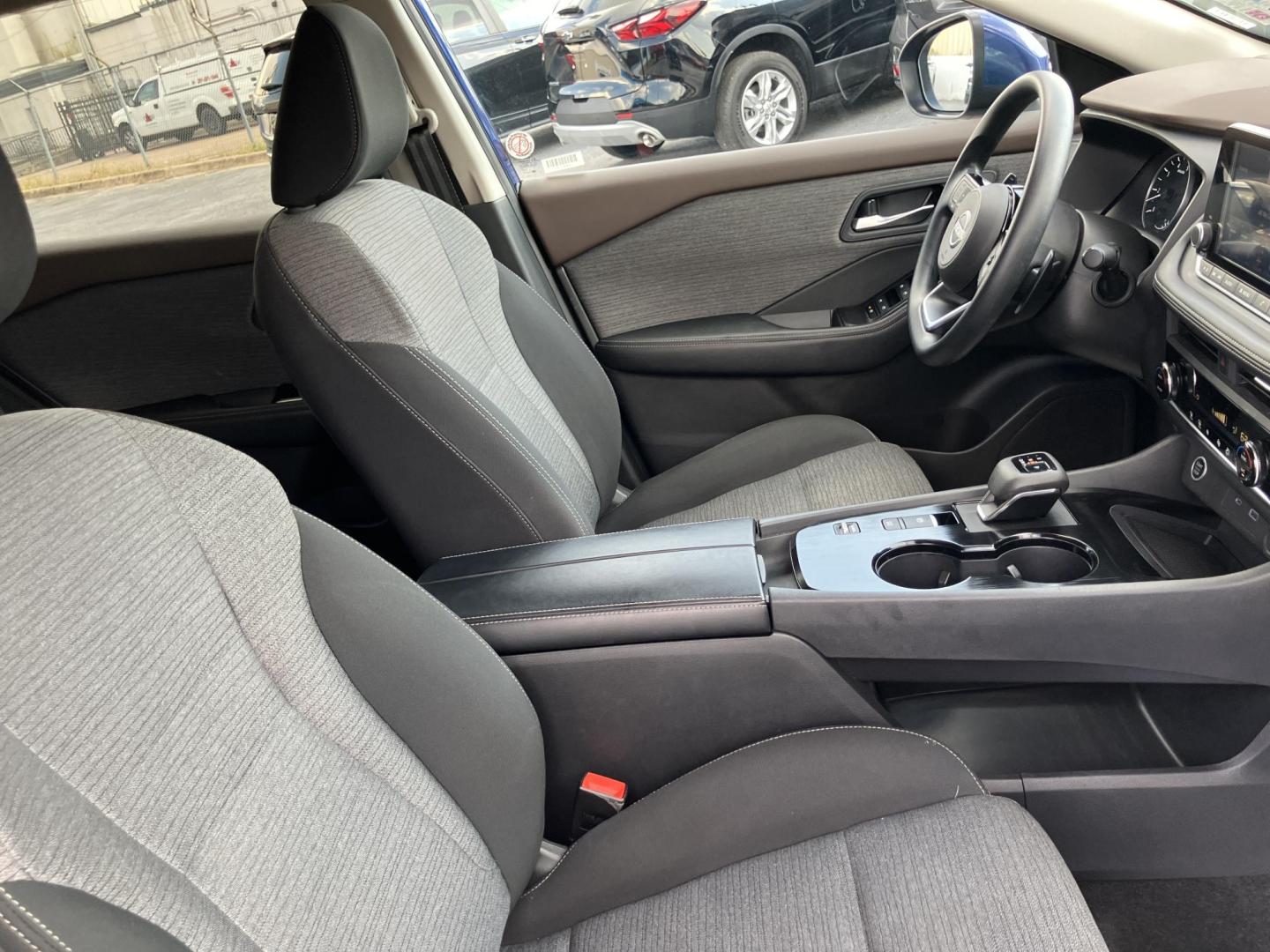 2023 BLUE /Black Nissan Rogue SV (5N1BT3BA0PC) with an 2.5L L4 DOHC 16V engine, CVT transmission, located at 1842 Wirt Road, Houston, TX, 77055, (713) 973-3903, 29.805330, -95.484787 - Photo#12