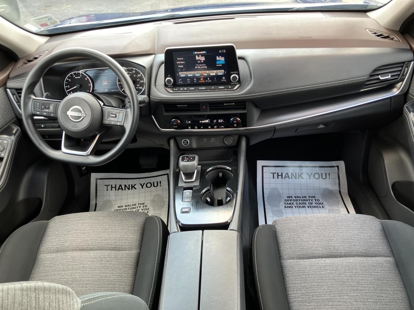 2023 BLUE /Black Nissan Rogue SV (5N1BT3BA0PC) with an 2.5L L4 DOHC 16V engine, CVT transmission, located at 1842 Wirt Road, Houston, TX, 77055, (713) 973-3903, 29.805330, -95.484787 - Photo#16