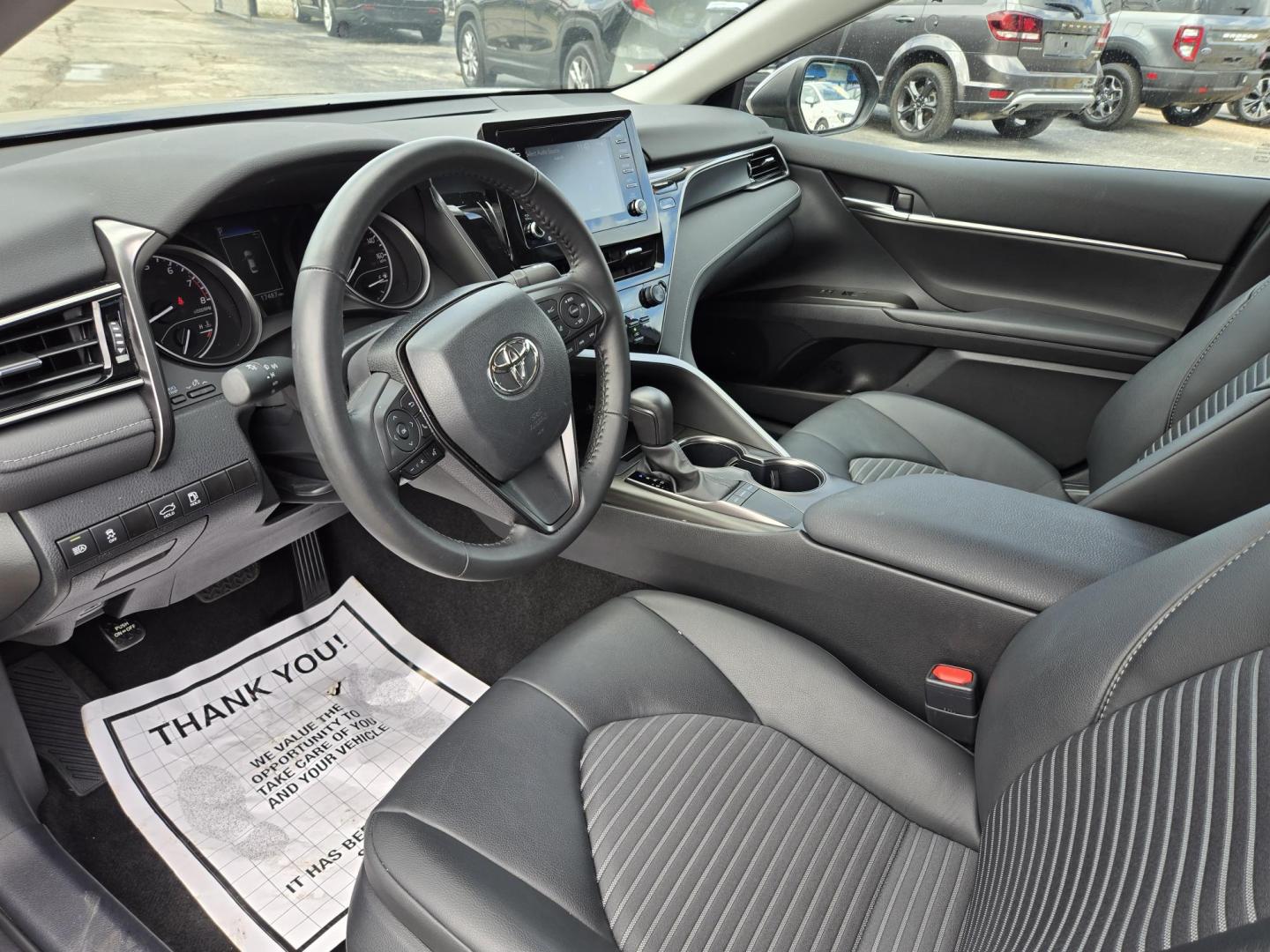 2024 Gray /Black Toyota Camry SE (4T1G11AK7RU) with an 2.5L L4 DOHC 16V engine, 8A transmission, located at 1842 Wirt Road, Houston, TX, 77055, (713) 973-3903, 29.805330, -95.484787 - Photo#8