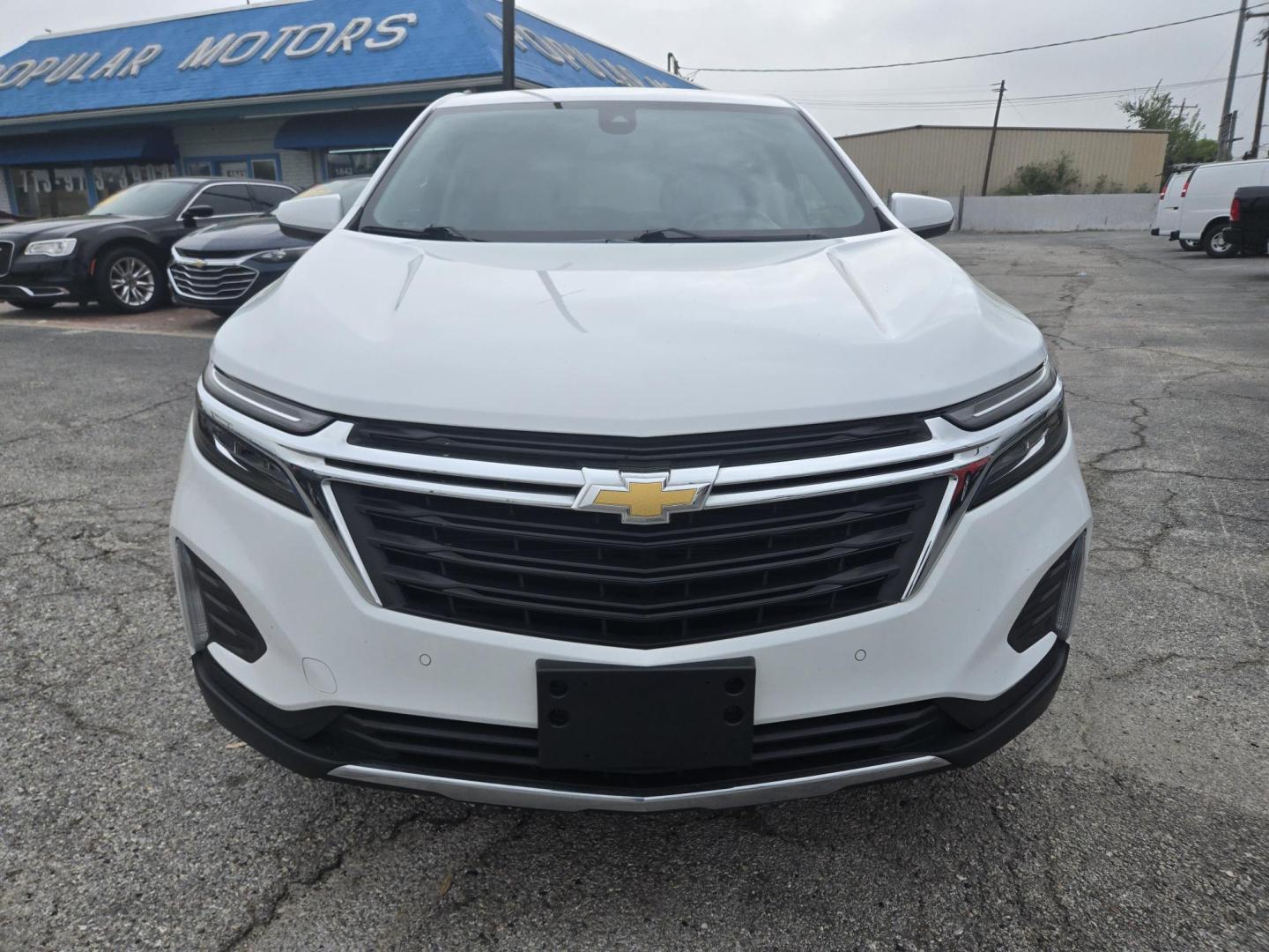 2023 White /Gray Chevrolet Equinox LT Fleet AWD (3GNAXTEG3PL) with an 1.5L L4 DOHC 16V TURBO engine, 6A transmission, located at 1842 Wirt Road, Houston, TX, 77055, (713) 973-3903, 29.805330, -95.484787 - Photo#7