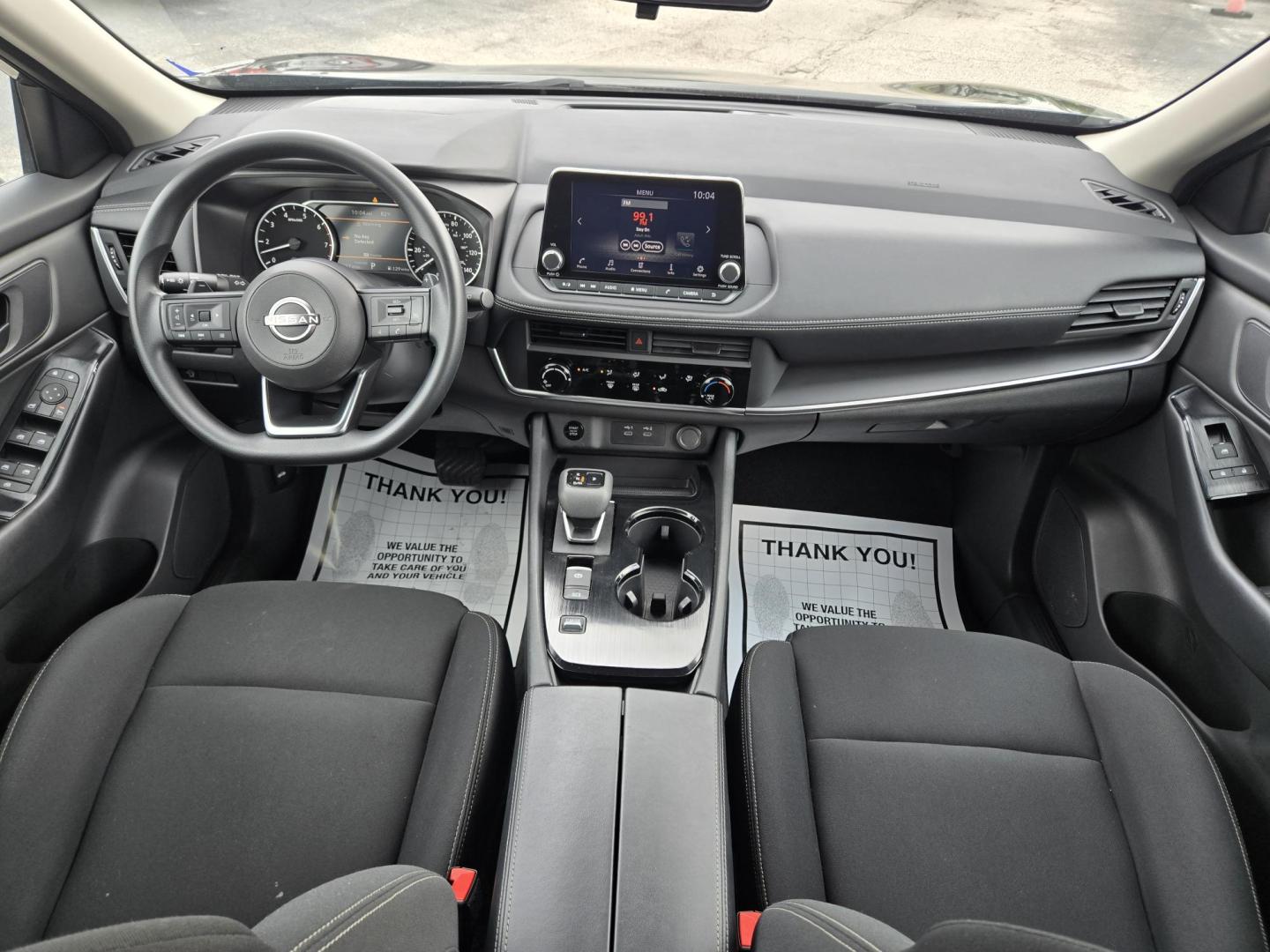2024 Black Nissan Rogue S (5N1BT3AA2RC) with an 2.5L L4 DOHC 16V engine, CVT transmission, located at 1842 Wirt Road, Houston, TX, 77055, (713) 973-3903, 29.805330, -95.484787 - Photo#16