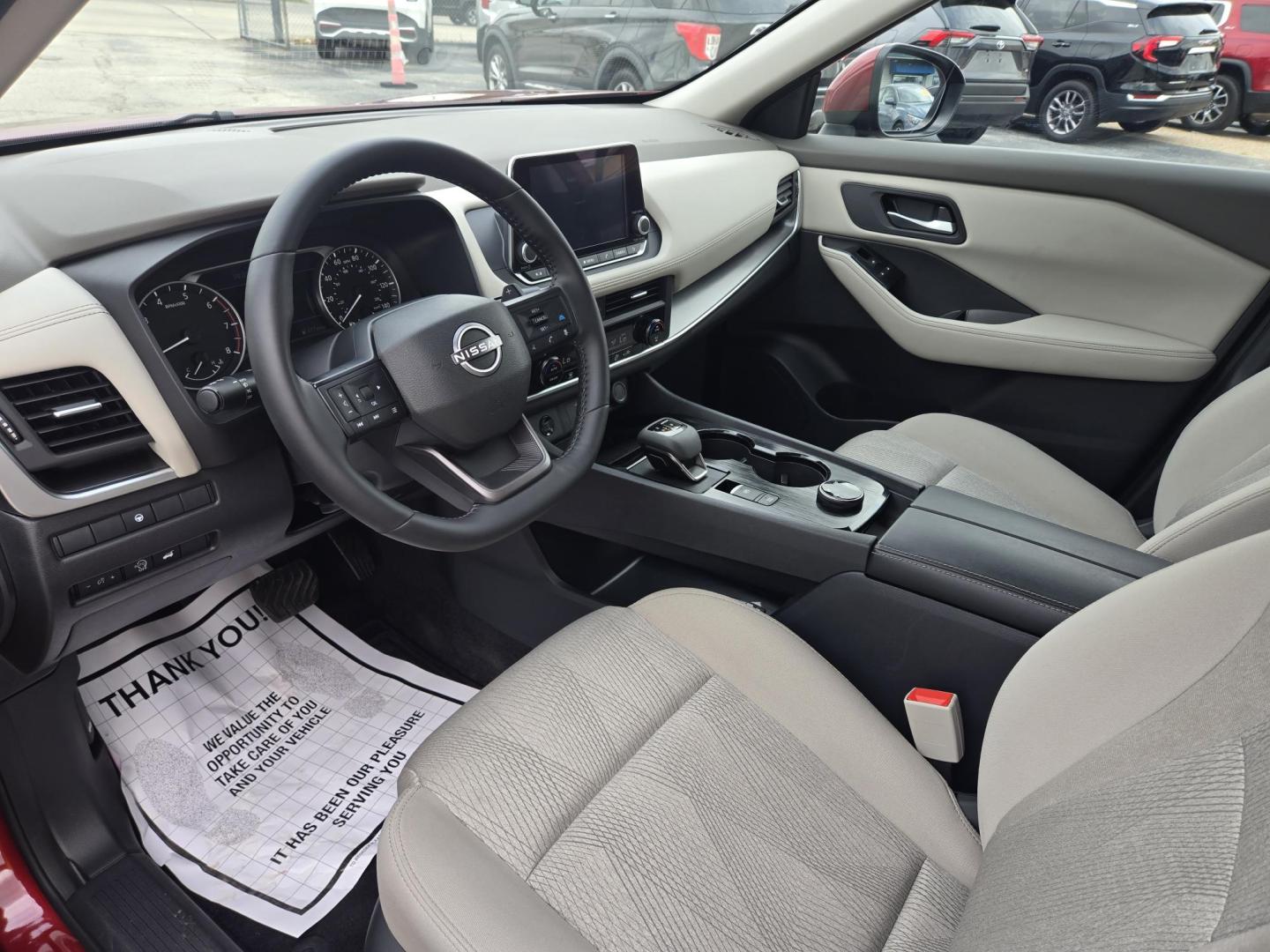 2025 MAROON Nissan Rogue SV AWD (5N1BT3BB5SC) with an 2.5L L4 DOHC 16V engine, CVT transmission, located at 1842 Wirt Road, Houston, TX, 77055, (713) 973-3903, 29.805330, -95.484787 - Photo#8