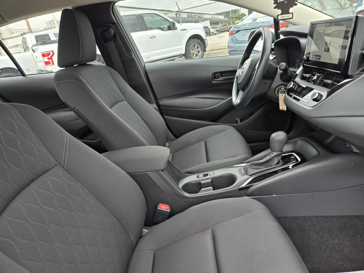 2024 White Toyota Corolla LE (5YFB4MDE3RP) with an 2.0L L4 DOHC 16V engine, CVT transmission, located at 1842 Wirt Road, Houston, TX, 77055, (713) 973-3903, 29.805330, -95.484787 - Photo#12