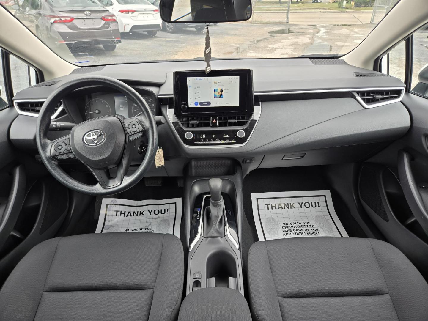 2024 White Toyota Corolla LE (5YFB4MDE3RP) with an 2.0L L4 DOHC 16V engine, CVT transmission, located at 1842 Wirt Road, Houston, TX, 77055, (713) 973-3903, 29.805330, -95.484787 - Photo#16