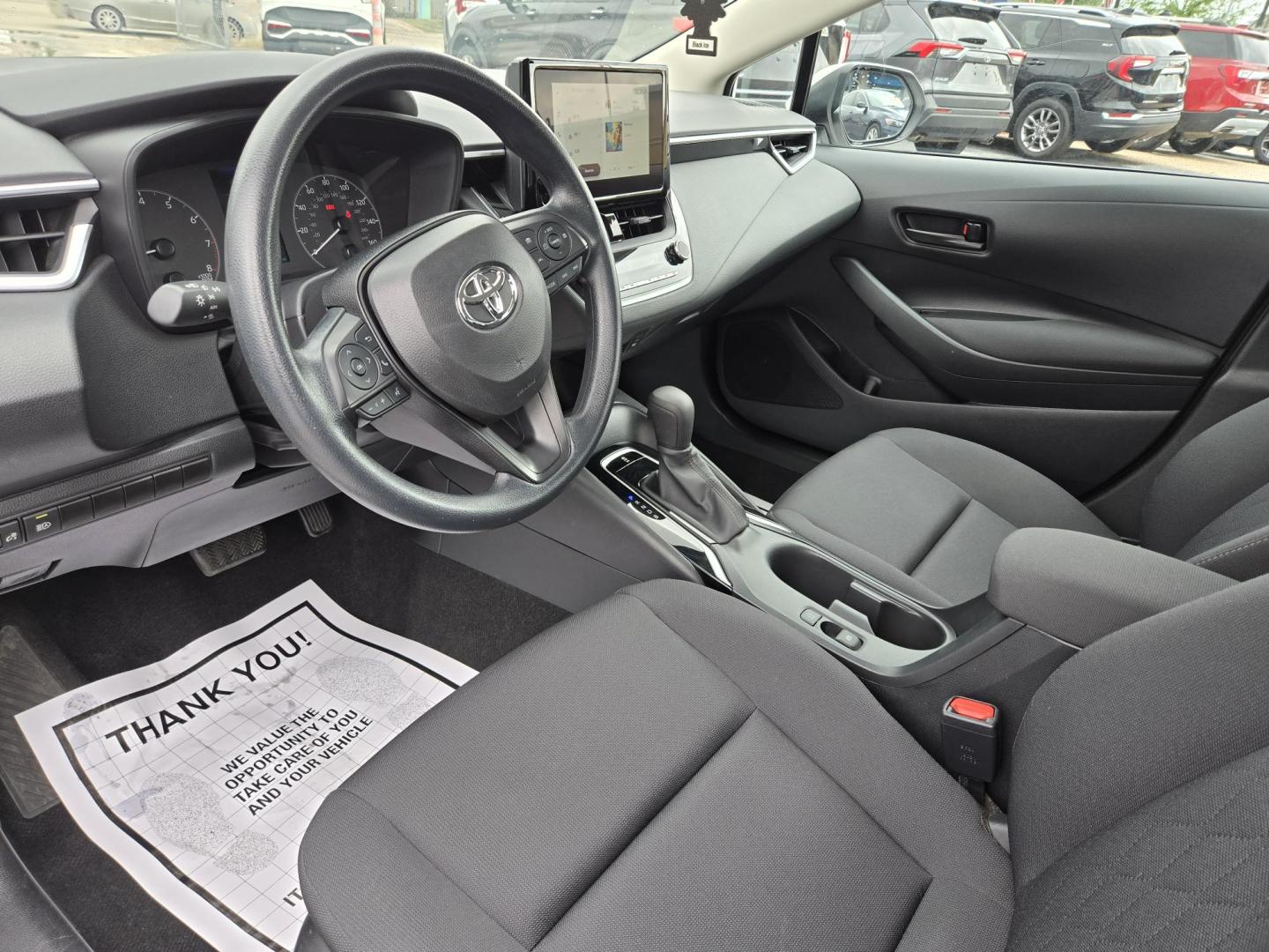 2024 White Toyota Corolla LE (5YFB4MDE3RP) with an 2.0L L4 DOHC 16V engine, CVT transmission, located at 1842 Wirt Road, Houston, TX, 77055, (713) 973-3903, 29.805330, -95.484787 - Photo#8