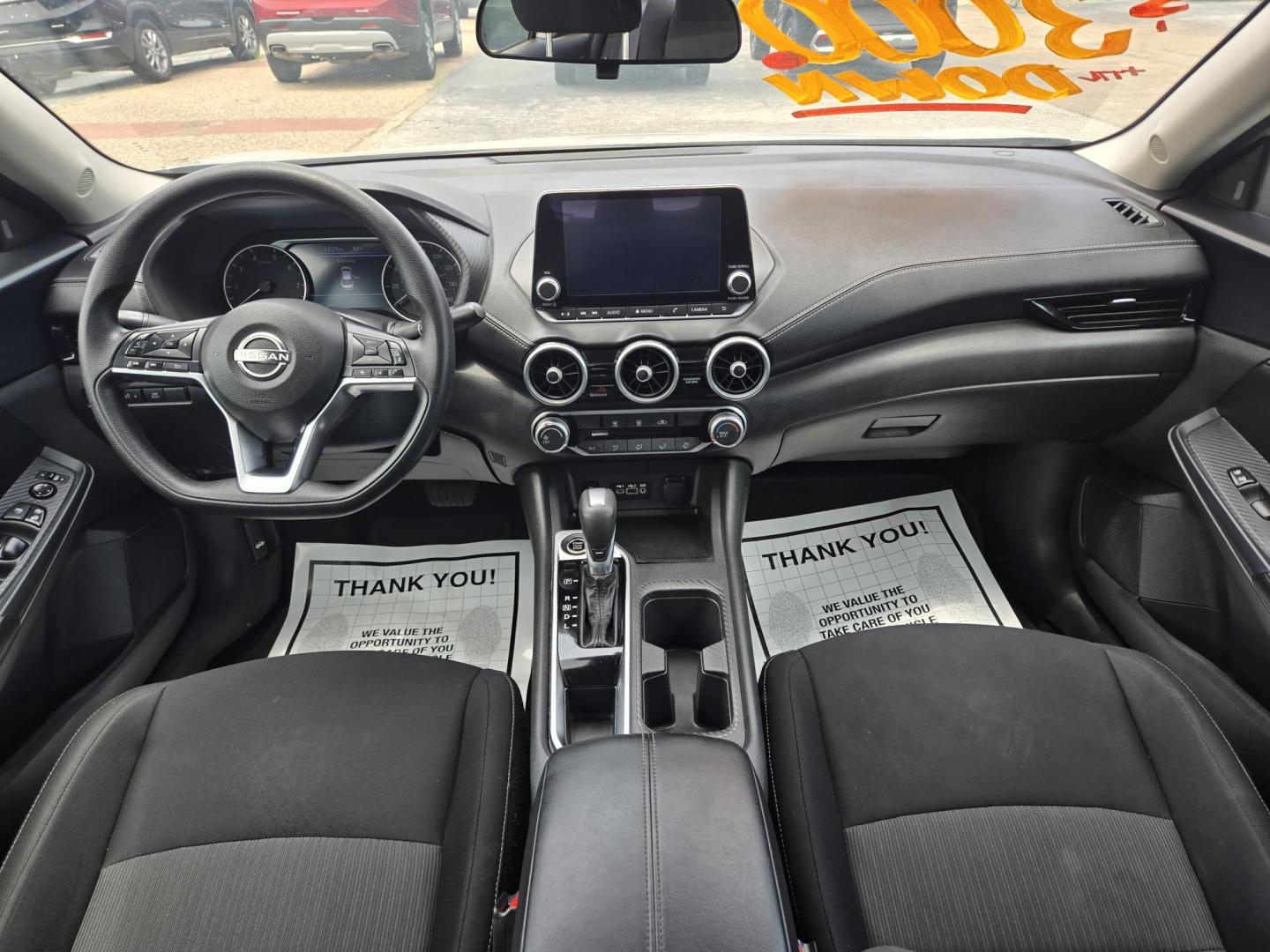 2024 White /Black Nissan Sentra SV (3N1AB8CV8RY) with an 1.8L L4 SFI DOHC 16V engine, CVT transmission, located at 1842 Wirt Road, Houston, TX, 77055, (713) 973-3903, 29.805330, -95.484787 - Photo#22