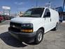 2021 White Chevrolet Express 2500 Cargo (1GCWGAFP5M1) with an 4.3L V6 engine, 6A transmission, located at 1842 Wirt Road, Houston, TX, 77055, (713) 973-3903, 29.805330, -95.484787 - Photo#0