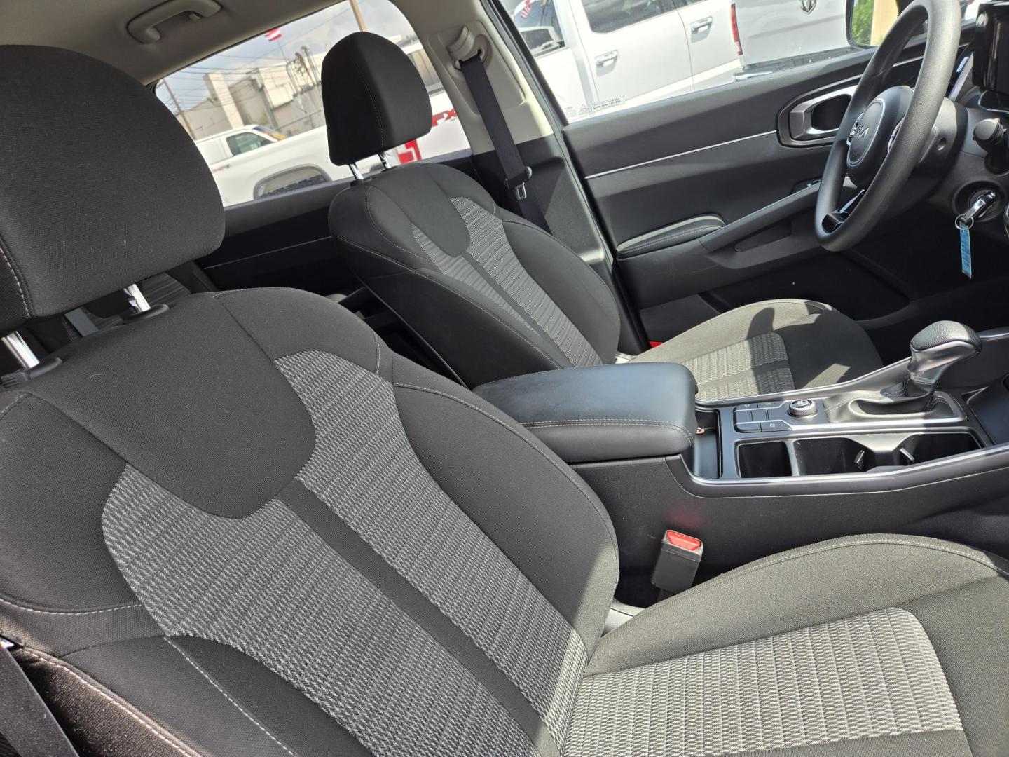 2023 Gray /Black Kia Sorento LX 2WD (5XYRG4LC9PG) with an 2.4L L4 DOHC 16V engine, 6A transmission, located at 1842 Wirt Road, Houston, TX, 77055, (713) 973-3903, 29.805330, -95.484787 - Photo#12