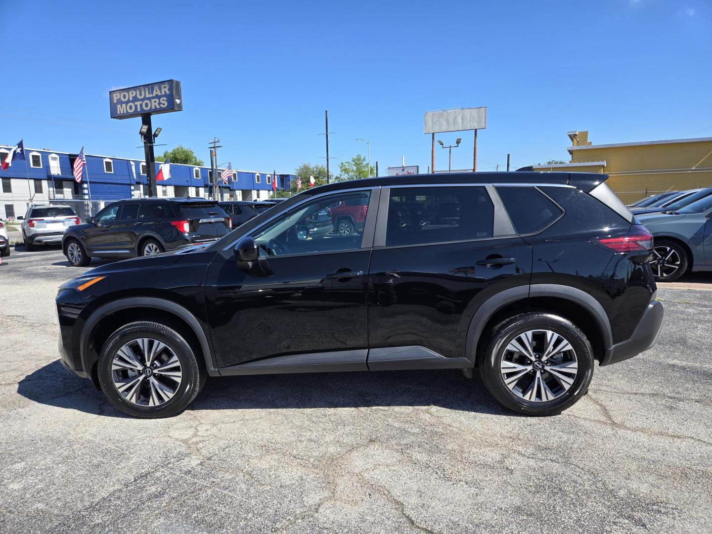 2023 Black /Black Nissan Rogue SV (5N1BT3BA7PC) with an 2.5L L4 DOHC 16V engine, CVT transmission, located at 1842 Wirt Road, Houston, TX, 77055, (713) 973-3903, 29.805330, -95.484787 - Photo#1