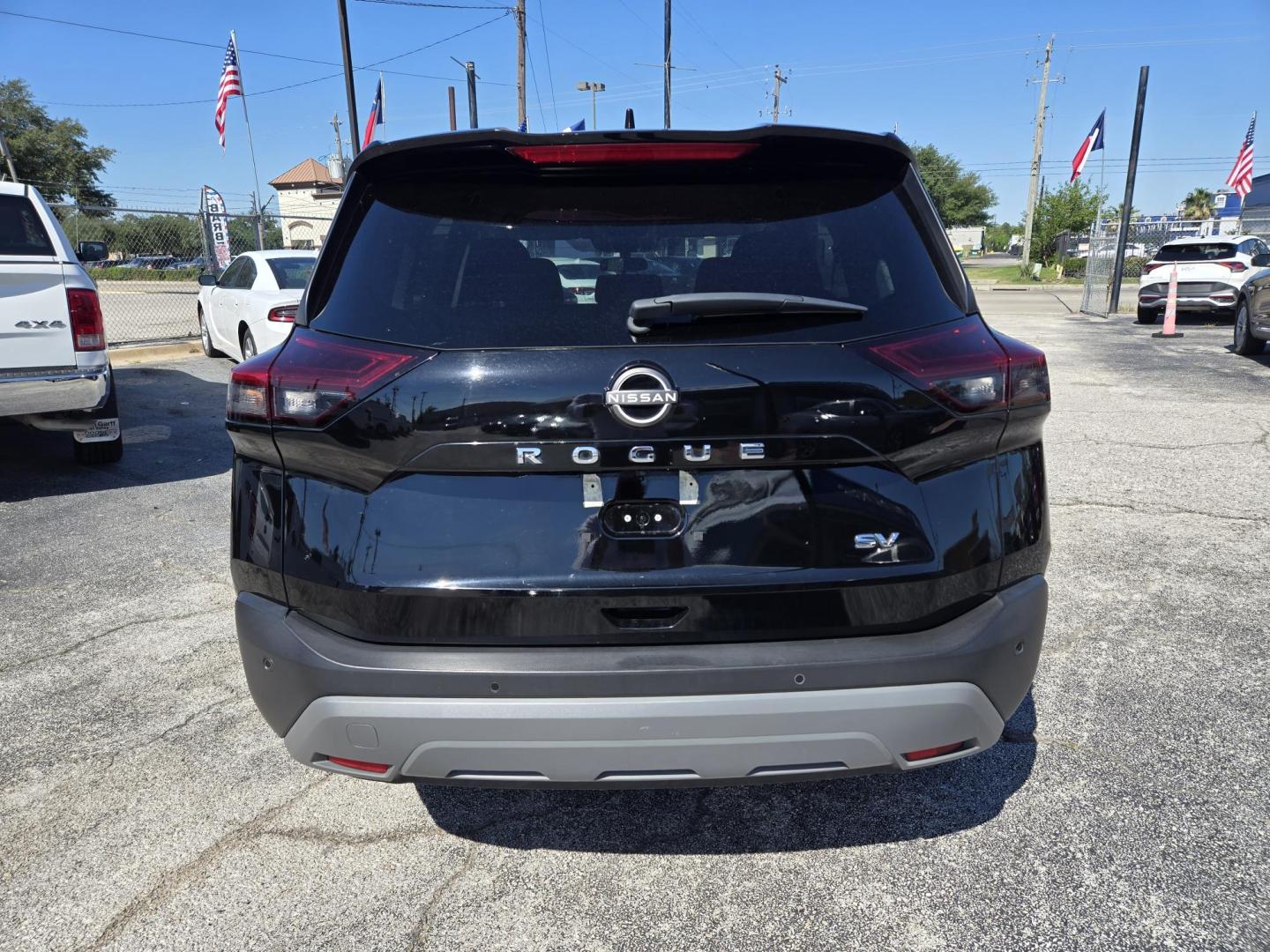 2023 Black /Black Nissan Rogue SV (5N1BT3BA7PC) with an 2.5L L4 DOHC 16V engine, CVT transmission, located at 1842 Wirt Road, Houston, TX, 77055, (713) 973-3903, 29.805330, -95.484787 - Photo#3