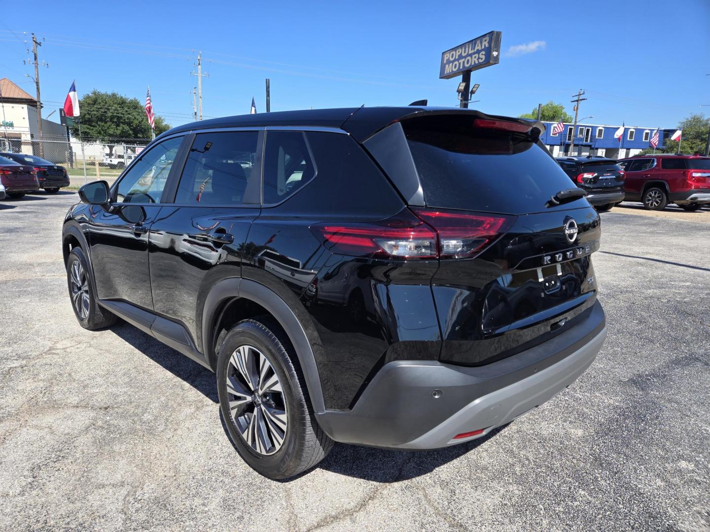 2023 Black /Black Nissan Rogue SV (5N1BT3BA7PC) with an 2.5L L4 DOHC 16V engine, CVT transmission, located at 1842 Wirt Road, Houston, TX, 77055, (713) 973-3903, 29.805330, -95.484787 - Photo#2