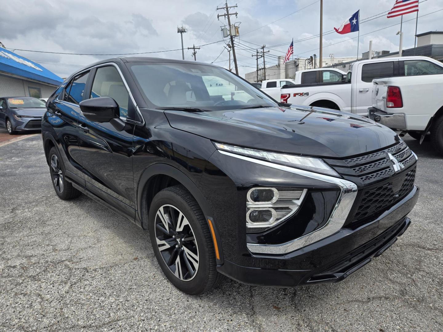 2024 Black Mitsubishi Eclipse Cross SE AWD (JA4ATWAA9RZ) with an 1.5L L4 DOHC 16V engine, CVT transmission, located at 1842 Wirt Road, Houston, TX, 77055, (713) 973-3903, 29.805330, -95.484787 - Photo#6