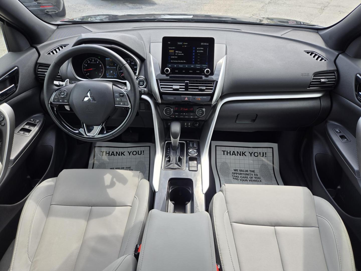 2024 Black Mitsubishi Eclipse Cross SE AWD (JA4ATWAA9RZ) with an 1.5L L4 DOHC 16V engine, CVT transmission, located at 1842 Wirt Road, Houston, TX, 77055, (713) 973-3903, 29.805330, -95.484787 - Photo#16