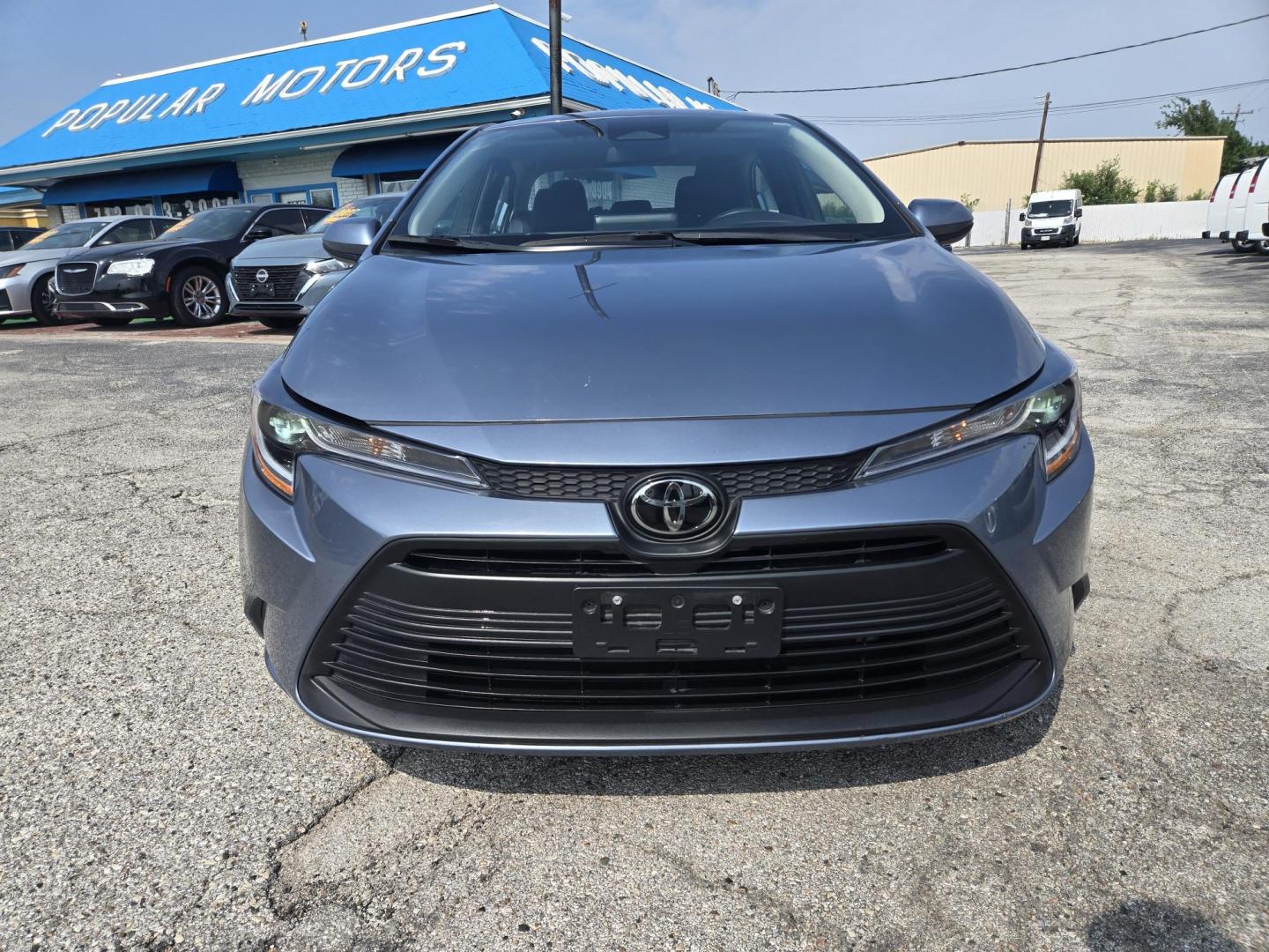 2023 Celestite /Black Toyota Corolla LE (5YFB4MDE4PP) with an 2.0L L4 DOHC 16V engine, CVT transmission, located at 1842 Wirt Road, Houston, TX, 77055, (713) 973-3903, 29.805330, -95.484787 - Photo#7