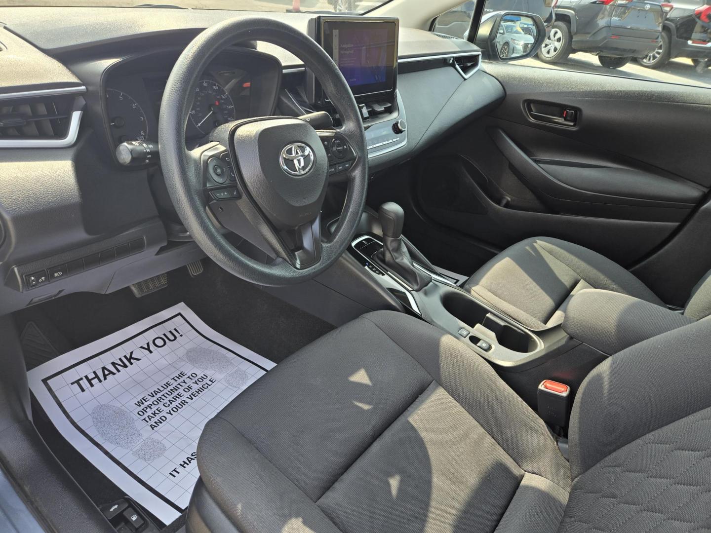 2023 Celestite /Black Toyota Corolla LE (5YFB4MDE4PP) with an 2.0L L4 DOHC 16V engine, CVT transmission, located at 1842 Wirt Road, Houston, TX, 77055, (713) 973-3903, 29.805330, -95.484787 - Photo#8