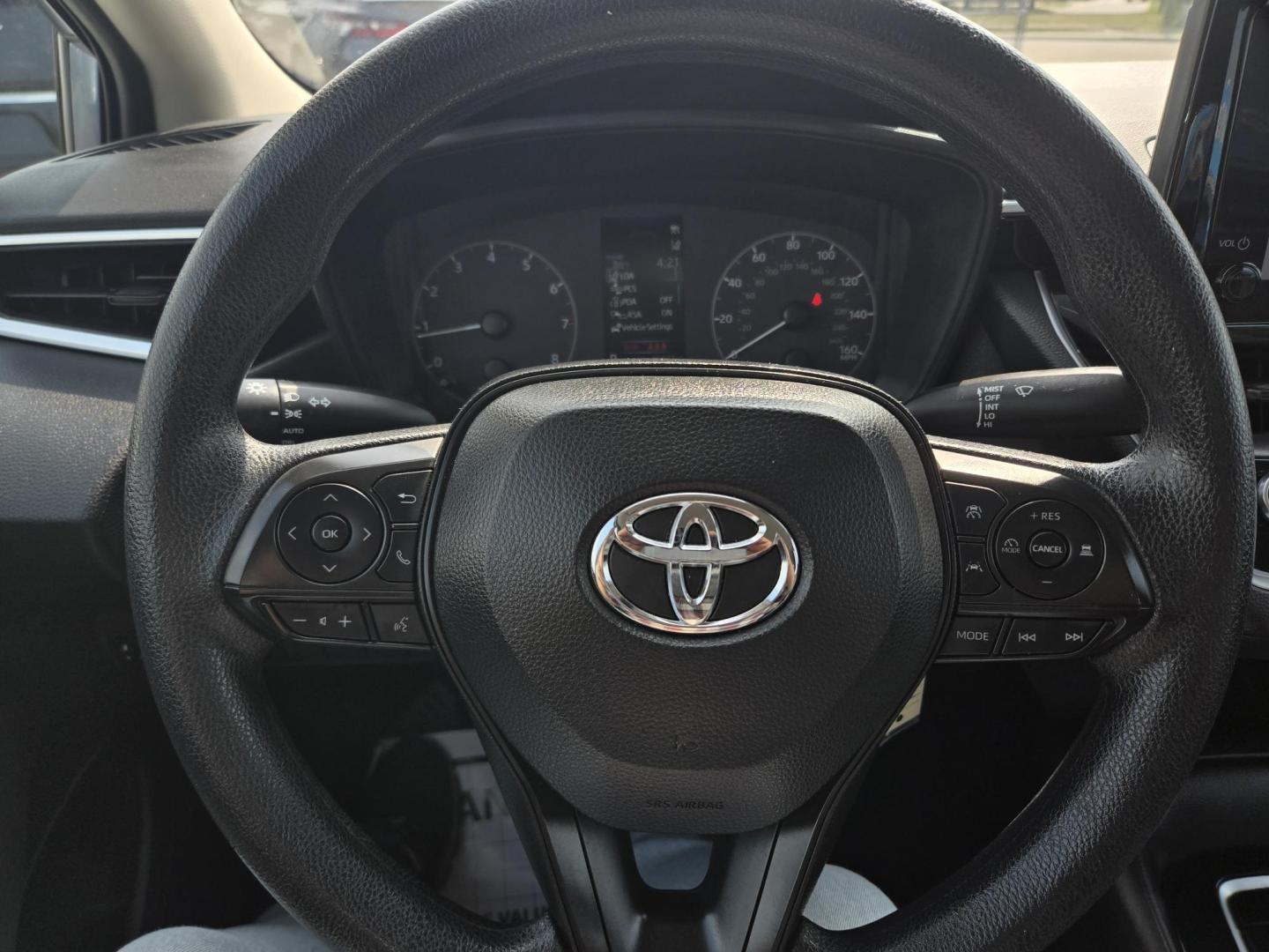 2023 Celestite /Black Toyota Corolla LE (5YFB4MDE4PP) with an 2.0L L4 DOHC 16V engine, CVT transmission, located at 1842 Wirt Road, Houston, TX, 77055, (713) 973-3903, 29.805330, -95.484787 - Photo#18