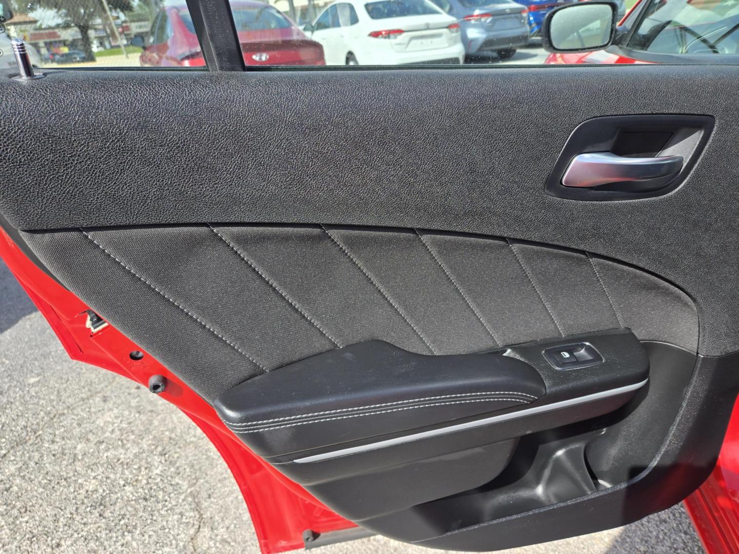 2023 Red /Black Dodge Charger SXT (2C3CDXBG1PH) with an 3.6L V6 DOHC 24V engine, 8A transmission, located at 1842 Wirt Road, Houston, TX, 77055, (713) 973-3903, 29.805330, -95.484787 - Photo#11